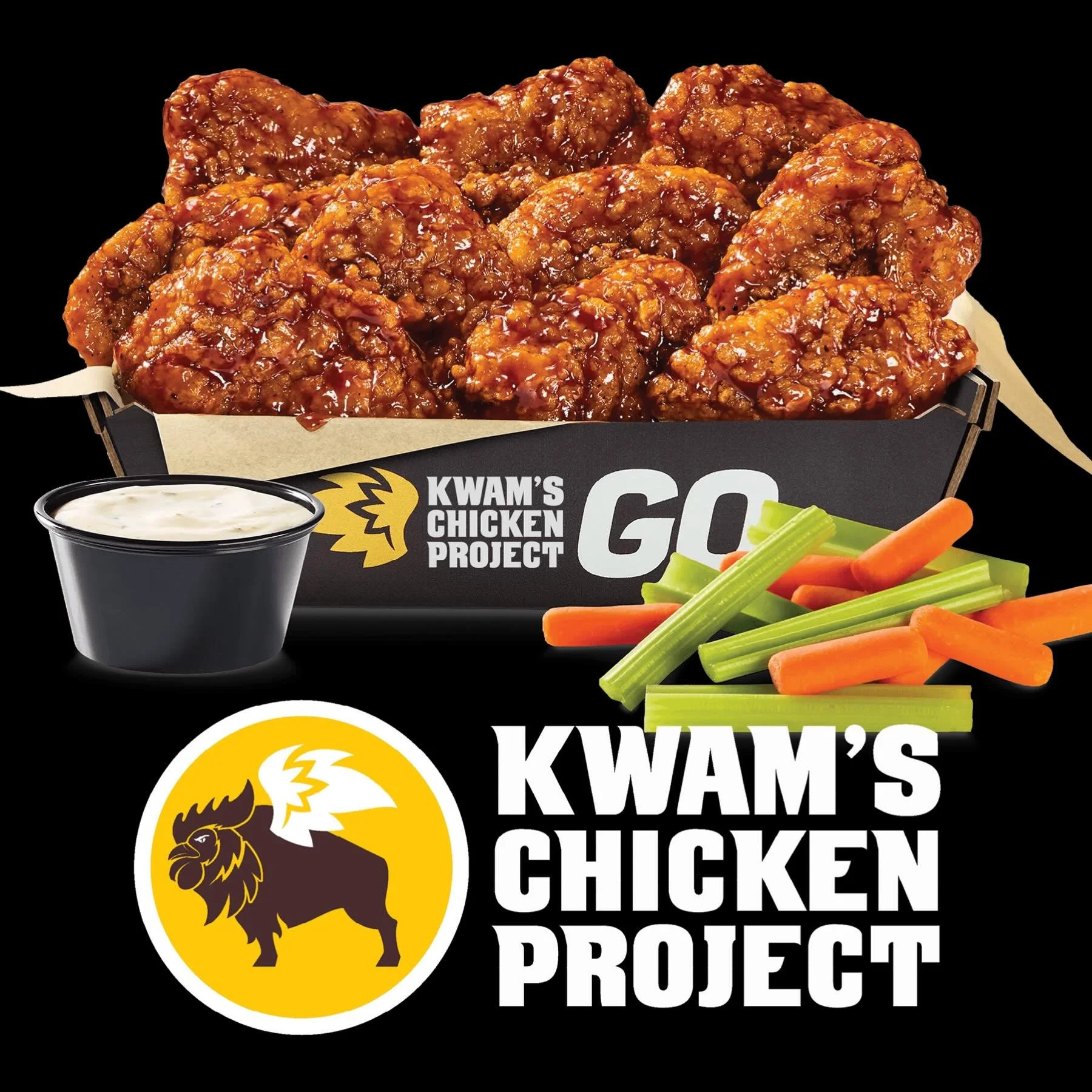 🍗 🪽 🔥 🍟 
@kwamschickenproject is back in the building one more time slinging some amazing fried chicken! Tonight it&rsquo;s wings and boneless wings with a variety of sauces and dry rubs. Choose your own adventure! We&rsquo;ve got a special cockt