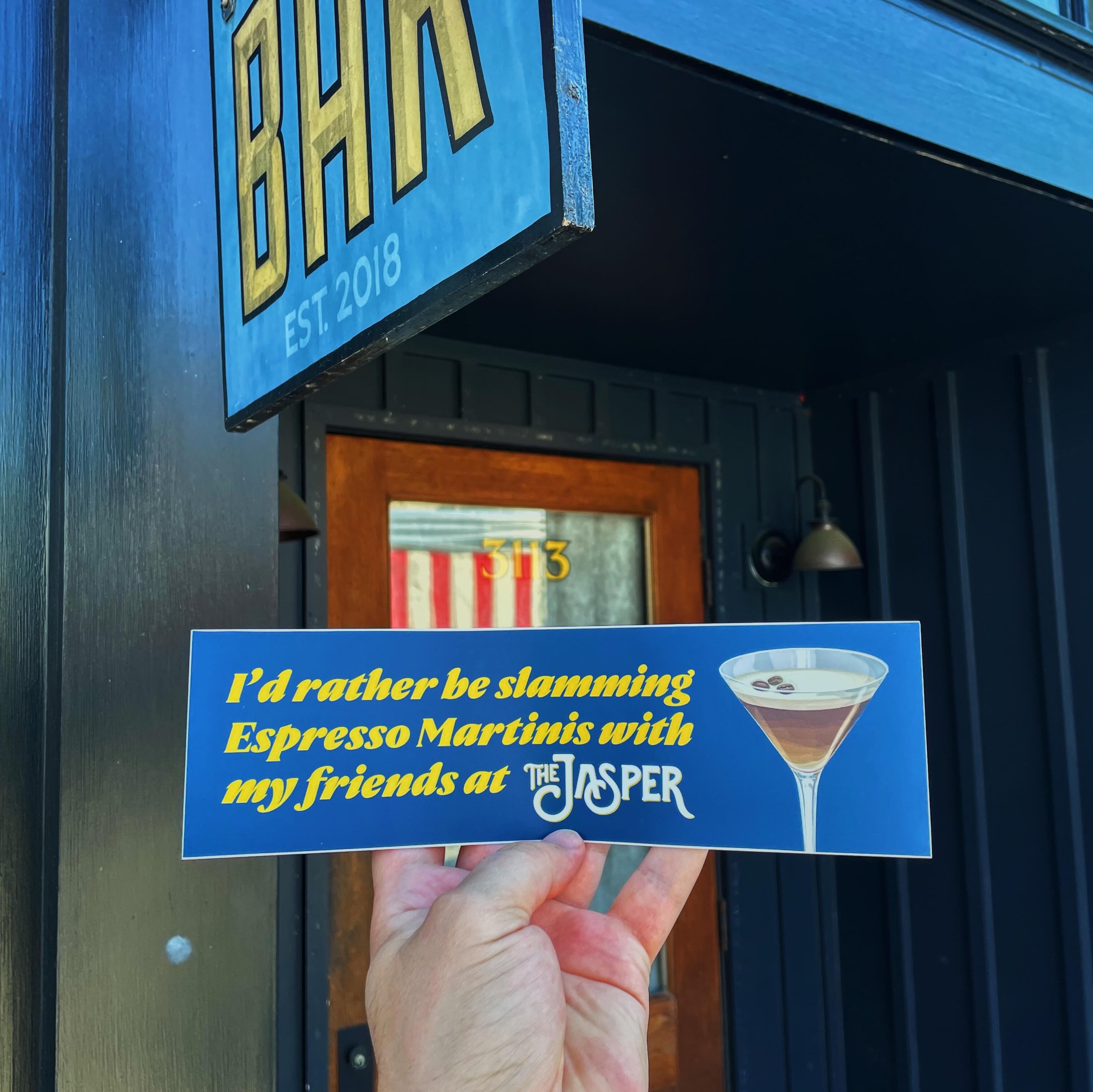 New merch drop! 💧 

Just in case anyone was unclear about where you&rsquo;d rather be. Now you can let your bumper do all the talking! Big ups to the homies at @likeglueprintco for the flawless print job. 

Available now, at the bar, while supplies 