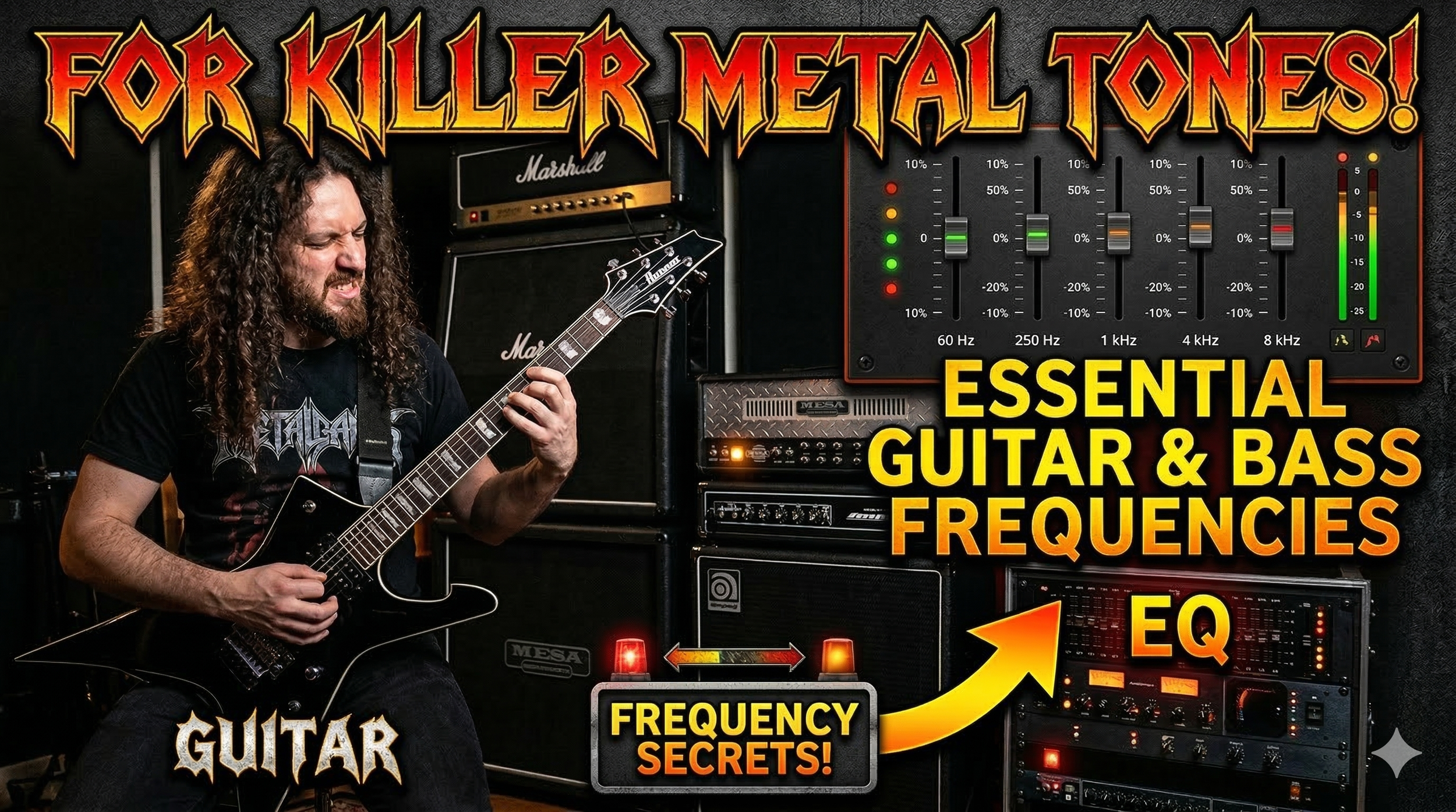 Metal Guitar and Bass EQ Guide: Essential Frequencies for Heavy Tones [2026]