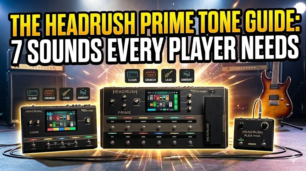 The Headrush Prime Tone Guide: 7 Sounds Every Player Needs