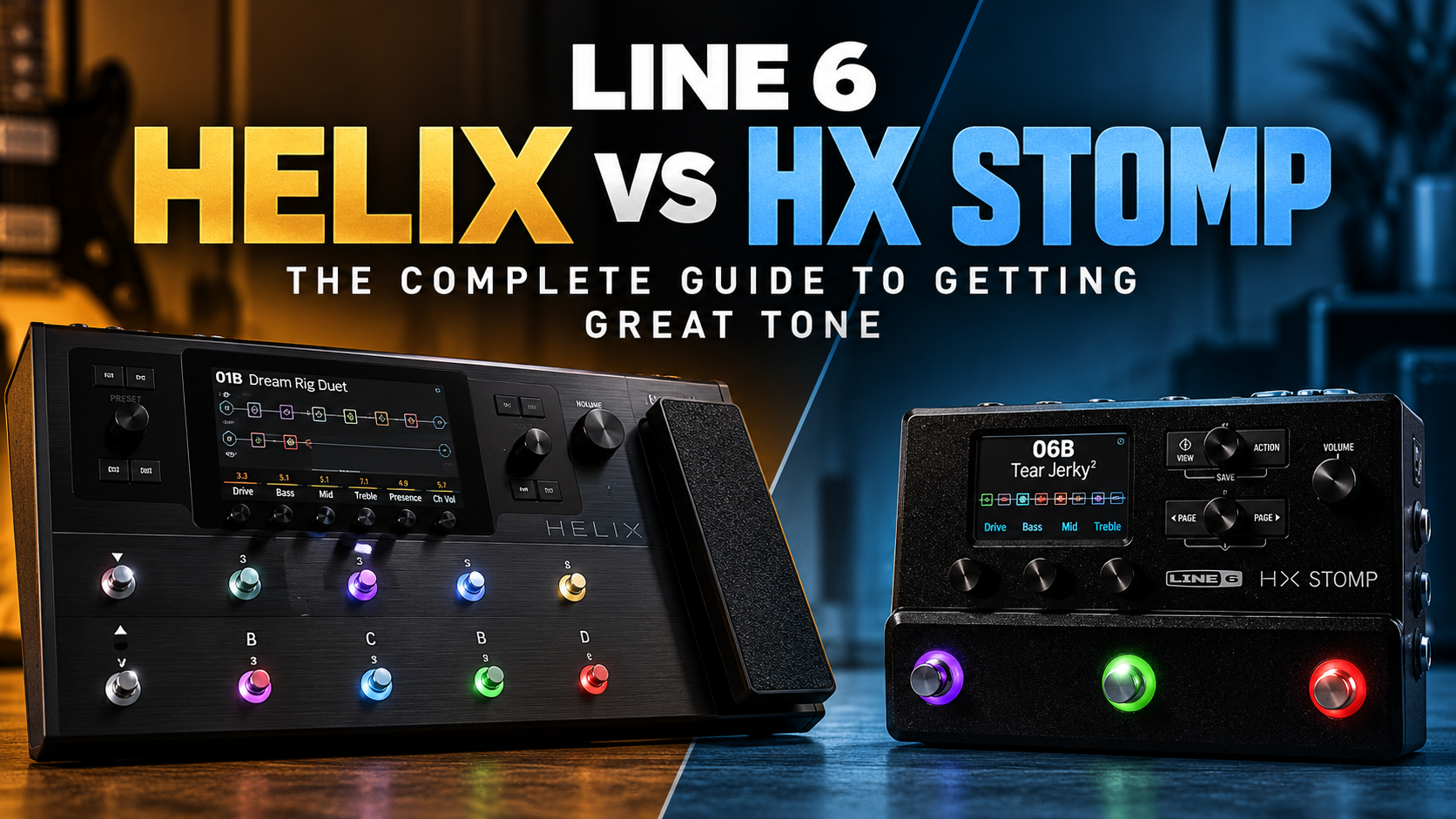 Line 6 Helix vs HX Stomp: The Complete Guide to Getting Great Tone