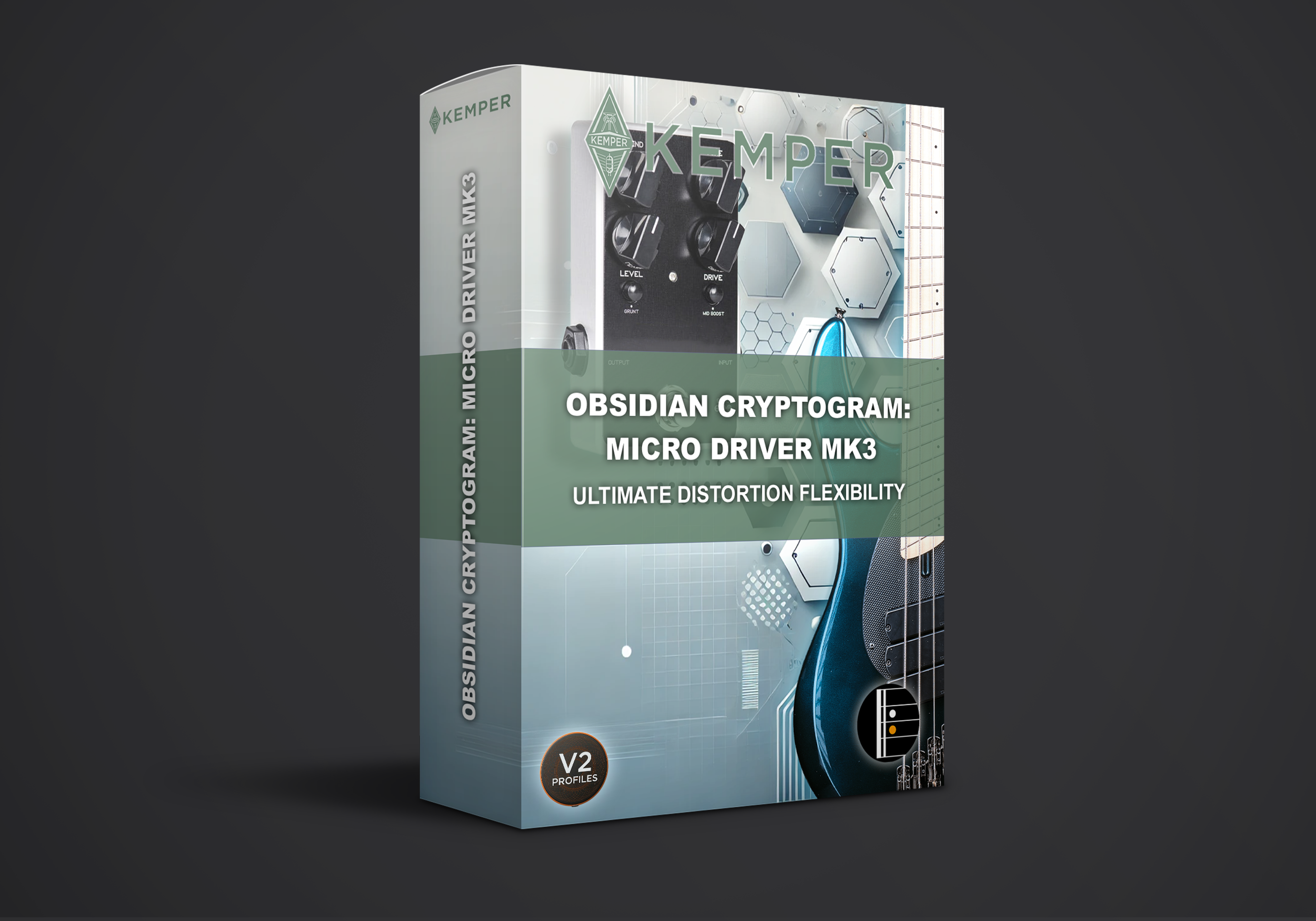 Obsidian Cryptogram: Micro Driver MK3 (Kemper V2)