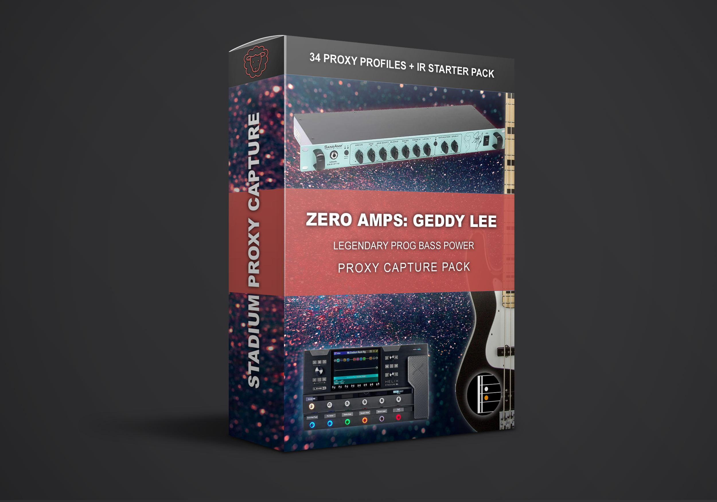 Zero Amps Geddy Lee  (Stadium Proxy)
