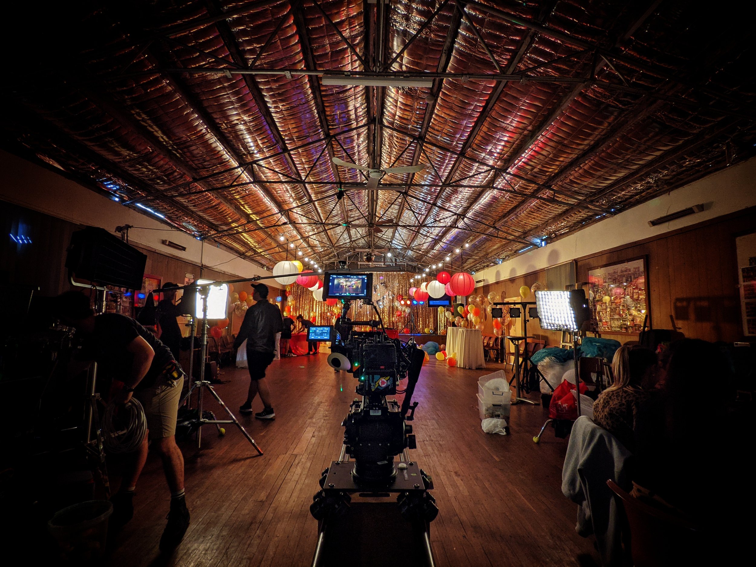 NYE Party set | TVC 'Lotterywest' in Hamilton Hill, WA 2020