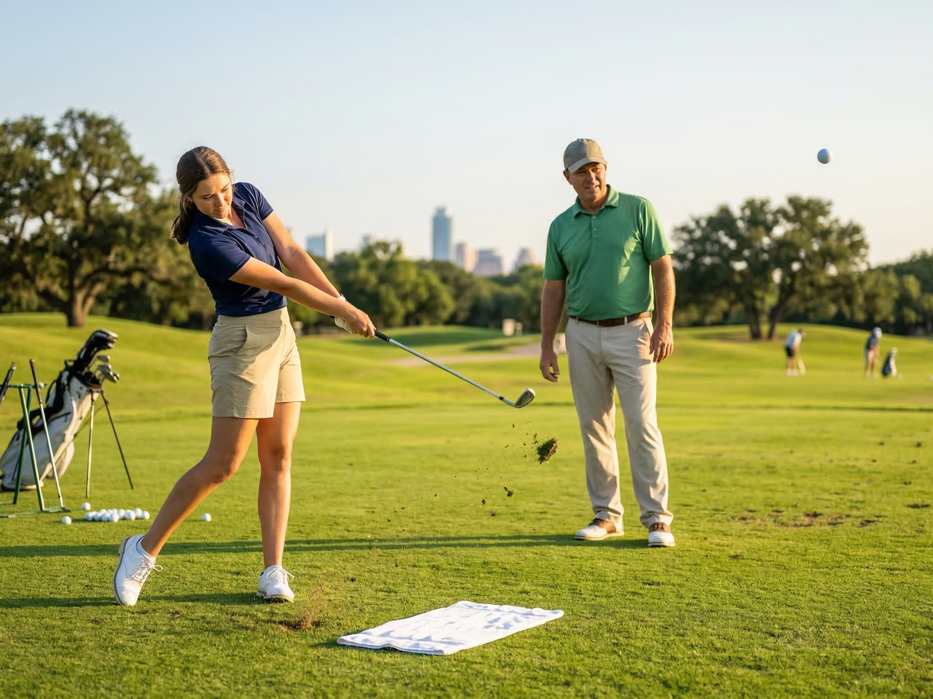 How to Hit Irons Solid (Beginner): Contact, Divots, and a Simple Drill