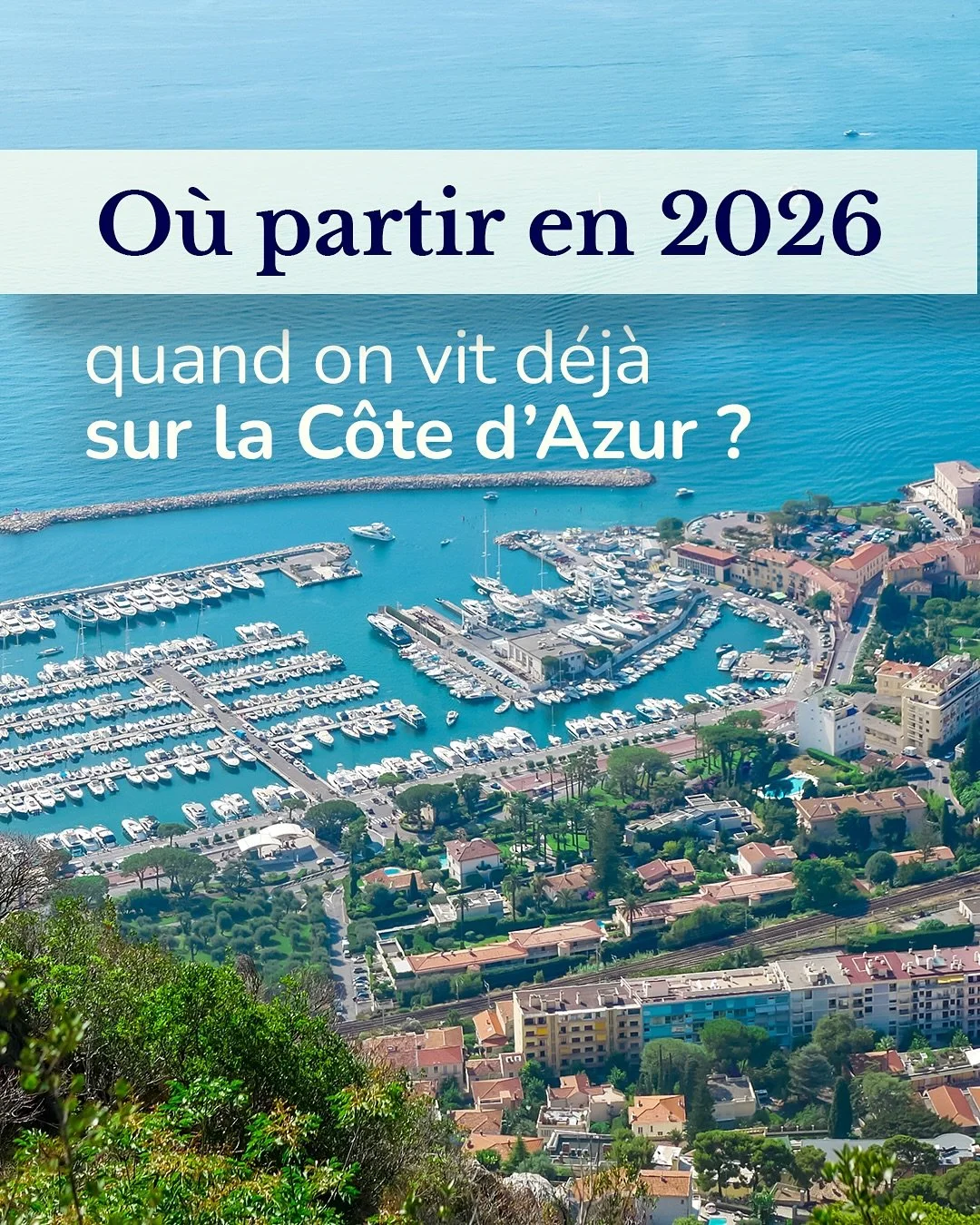 On approche doucement de 2026&hellip; et beaucoup d&rsquo;entre vous commencent d&eacute;j&agrave; &agrave; imaginer leurs prochaines escapades 🗺️✨

Quand on vit sur la C&ocirc;te d&rsquo;Azur, le monde entier semble &agrave; port&eacute;e de main, 