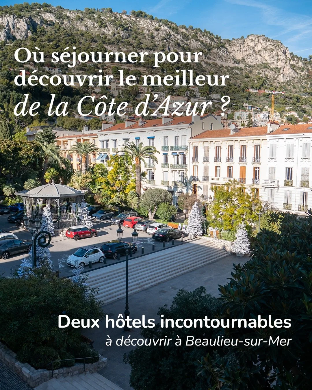 Beaulieu-sur-Mer offre deux h&ocirc;tels tr&egrave;s diff&eacute;rents pour des voyageurs aux attentes vari&eacute;es.
 L&rsquo;un propose l&rsquo;&eacute;l&eacute;gance et la s&eacute;r&eacute;nit&eacute; en bord de mer, l&rsquo;autre le charme Bell