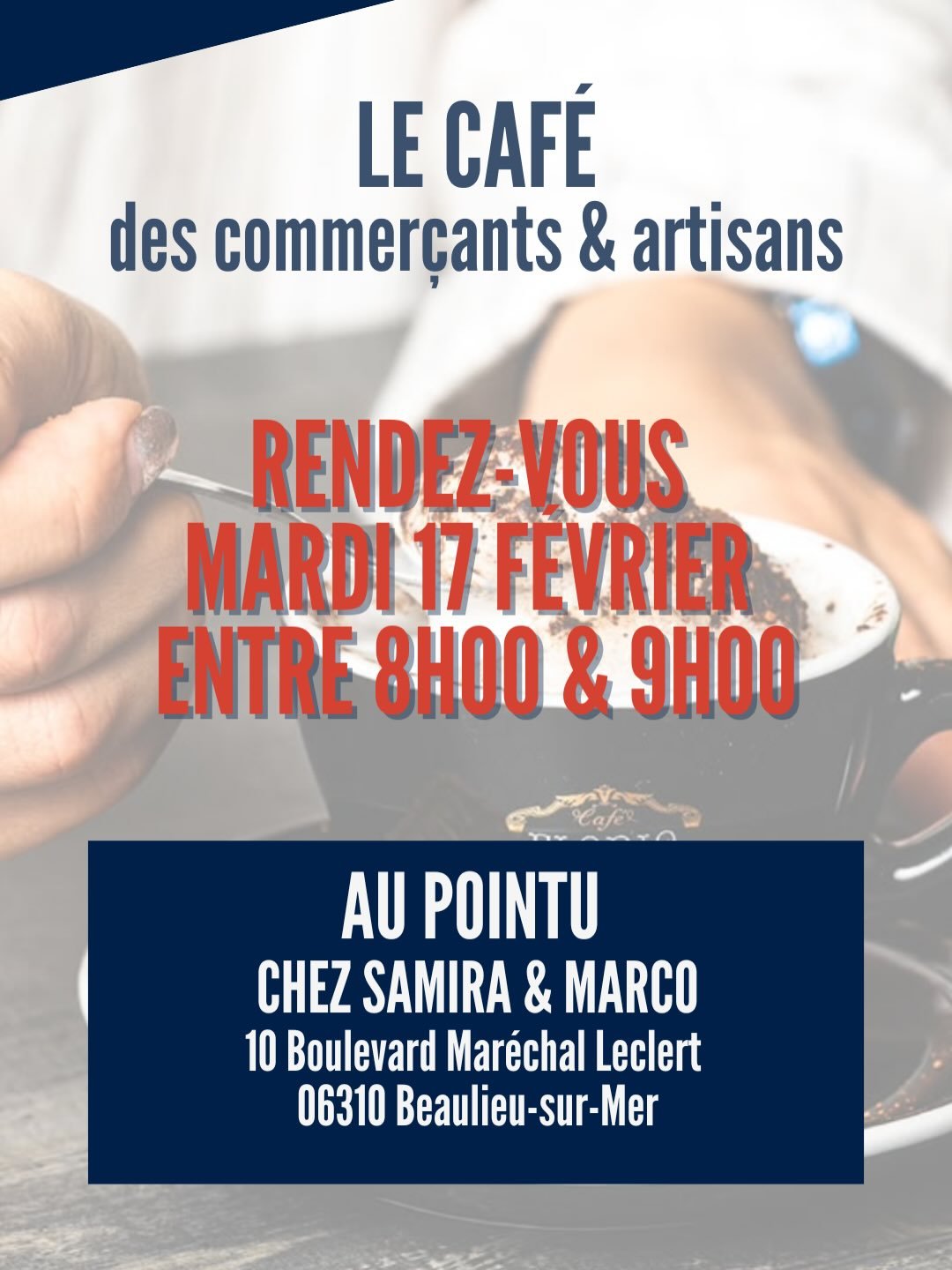 ☕🤝 Le caf&eacute; des commer&ccedil;ants, des &eacute;changes, du lien
Parce qu&rsquo;&agrave; Beaulieu-sur-Mer, les commer&ccedil;ants aiment se retrouver, &eacute;changer et avancer ensemble. Ce rendez-vous autour d&rsquo;un caf&eacute;, c&rsquo;e