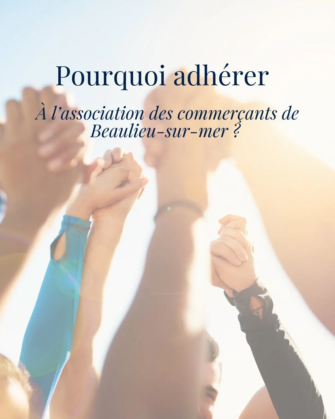 L&rsquo;ESPRIT &amp; LE LIEN
🤝 &Agrave; Beaulieu-sur-Mer, et si les commer&ccedil;ants de Beaulieu avan&ccedil;aient encore plus loin, ensemble ?
Cr&eacute;er du lien, se soutenir, &eacute;changer des id&eacute;es, partager les exp&eacute;riences&he