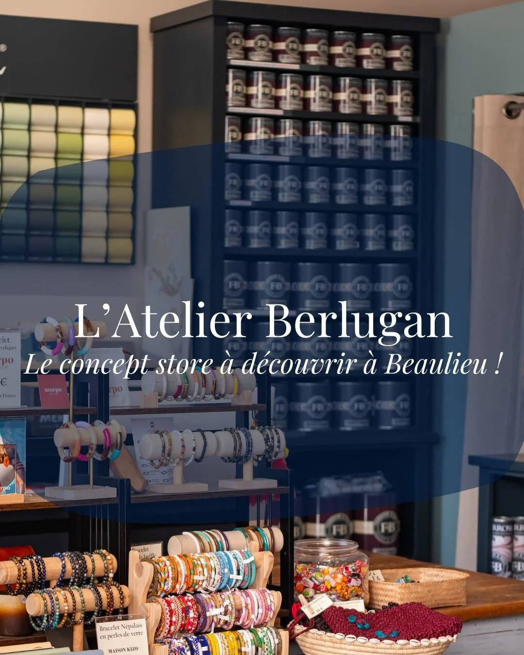 &Agrave; Beaulieu-sur-Mer, poussez la porte d&rsquo;un concept store aussi inspirant que lumineux ✨ L&rsquo;Atelier Berlugan est une adresse incontournable pour les amateurs de belles couleurs et de d&eacute;coration soign&eacute;e.
R&eacute;put&eacu