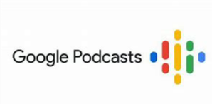 Google word written with colored diamond next to it