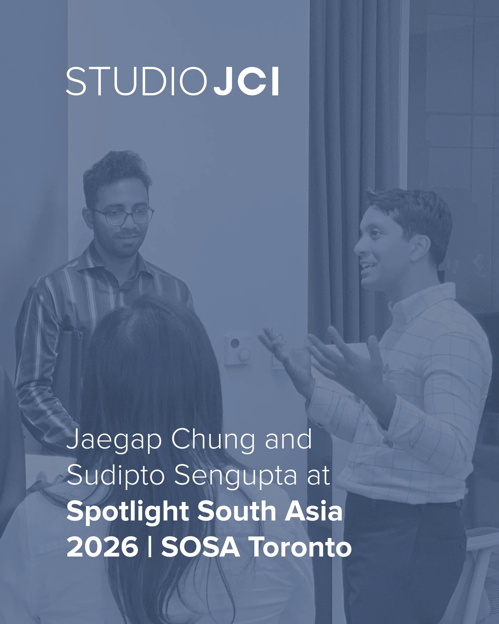Principals Jaegap Chung and Sudipto Sengupta are joining @sosa_canada for its Spotlight South Asia 2026 on May 27, 6&ndash;9 PM at Toronto Metropolitan University.

The evening centres on their story: from their early beginnings and journeys to mento