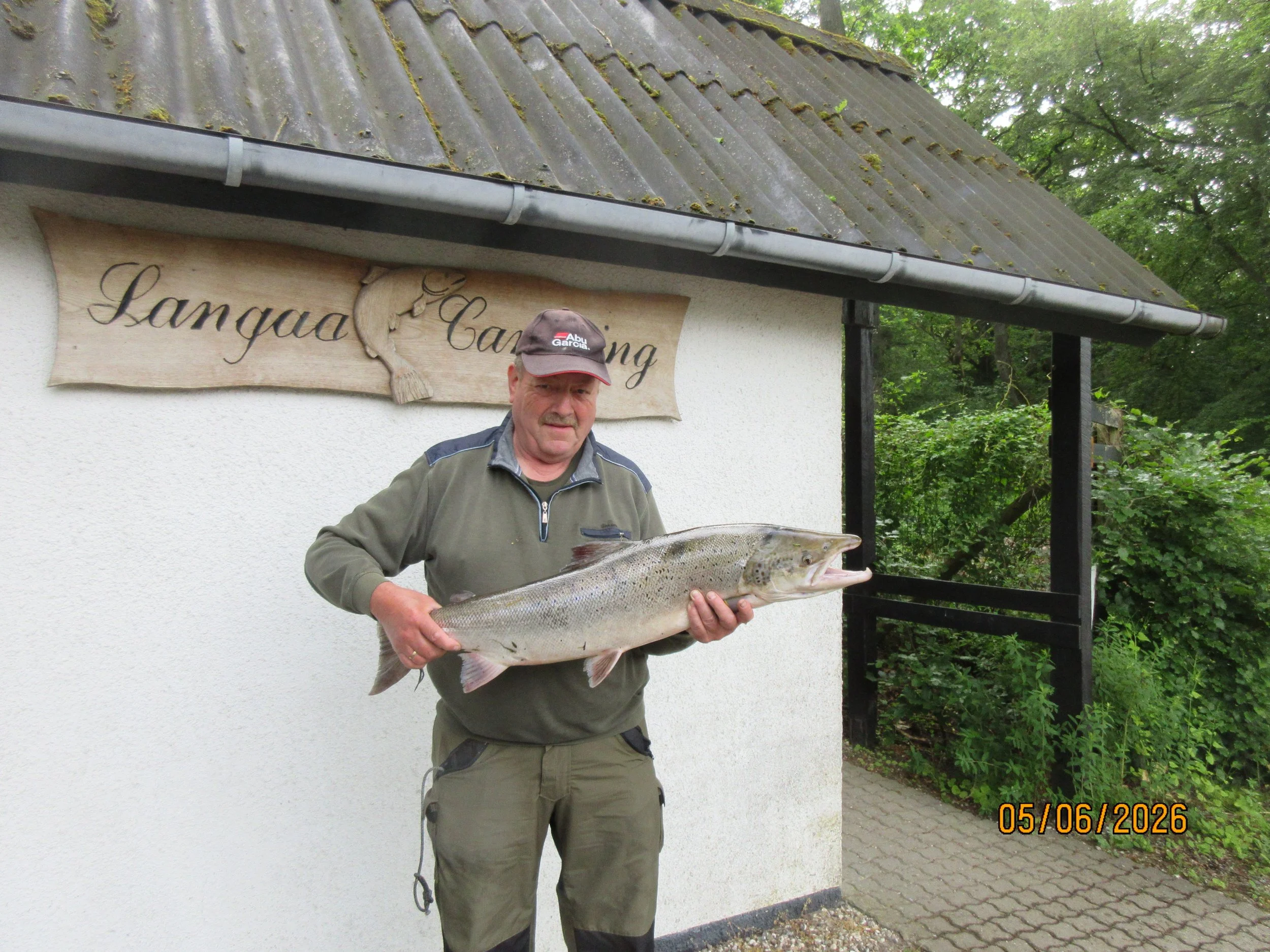 05.06.26 - Benny Bruun laks på 7,75 kg og 90 cm. I grøn zone på reje. 