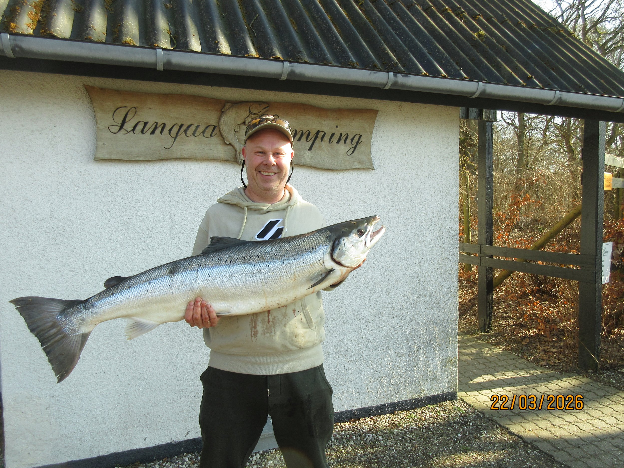 March 23, 2026 - Allan Seifing, salmon 12.8 kg, 110 cm, caught on a spinner in the yellow zone