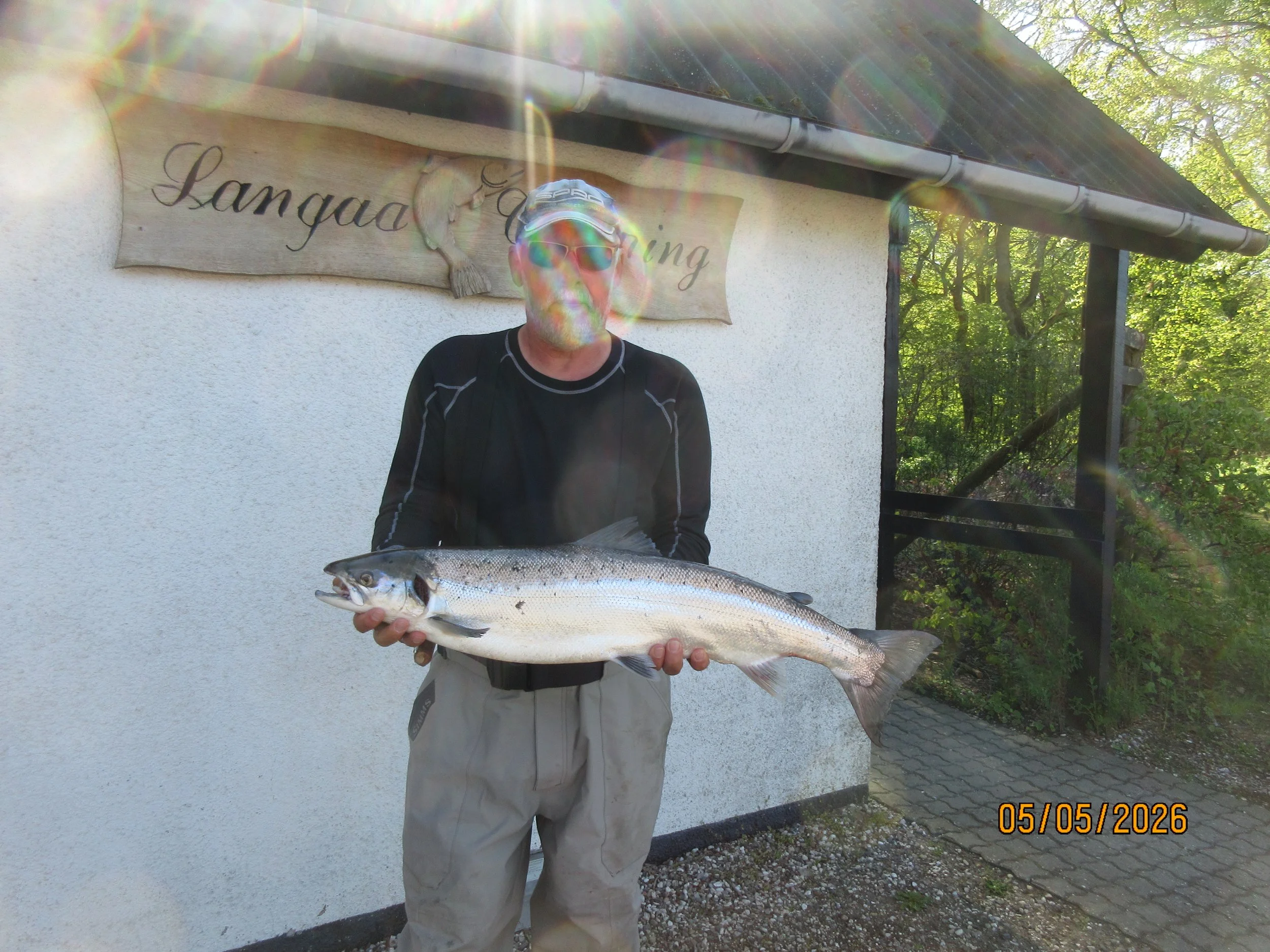 May 5, 2026 - Carsten Christoffersen - caught a fine salmon weighing 5.30 kg and measuring 91 cm. Caught on a spinner in Zone 4. 