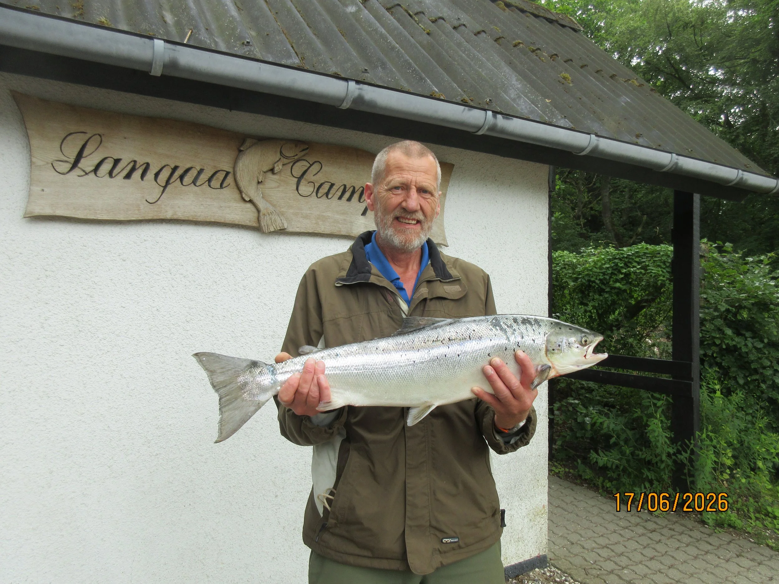 June 17, 2026 - Michale Nobbe caught a beautiful salmon weighing 4.3 kg and measuring 74 cm.
It was caught on a spinner in the green zone. 