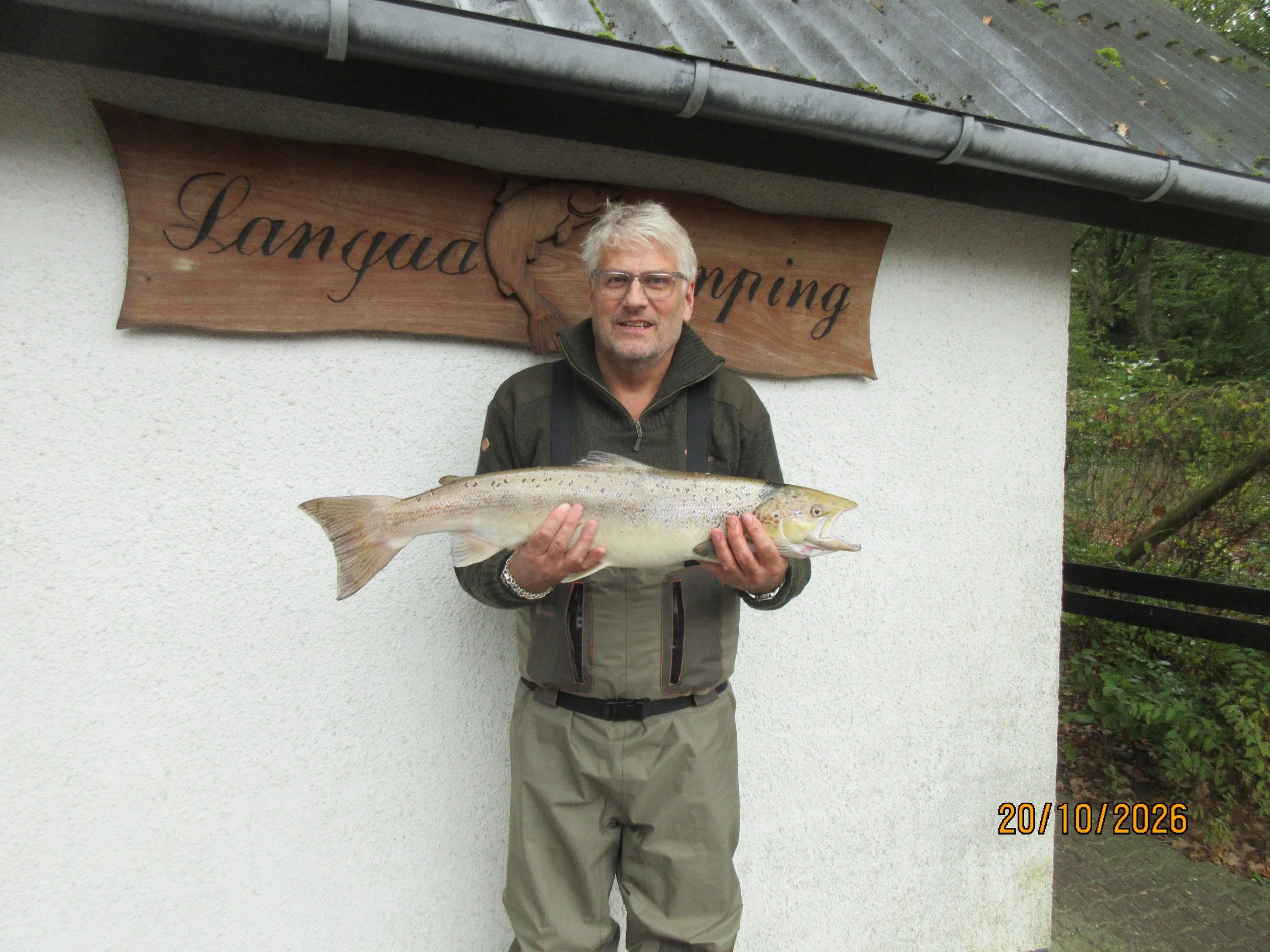 Klaus Lebæk, Laks 4,56 kg. - 76 cm. fanget på toby i gul zone. 