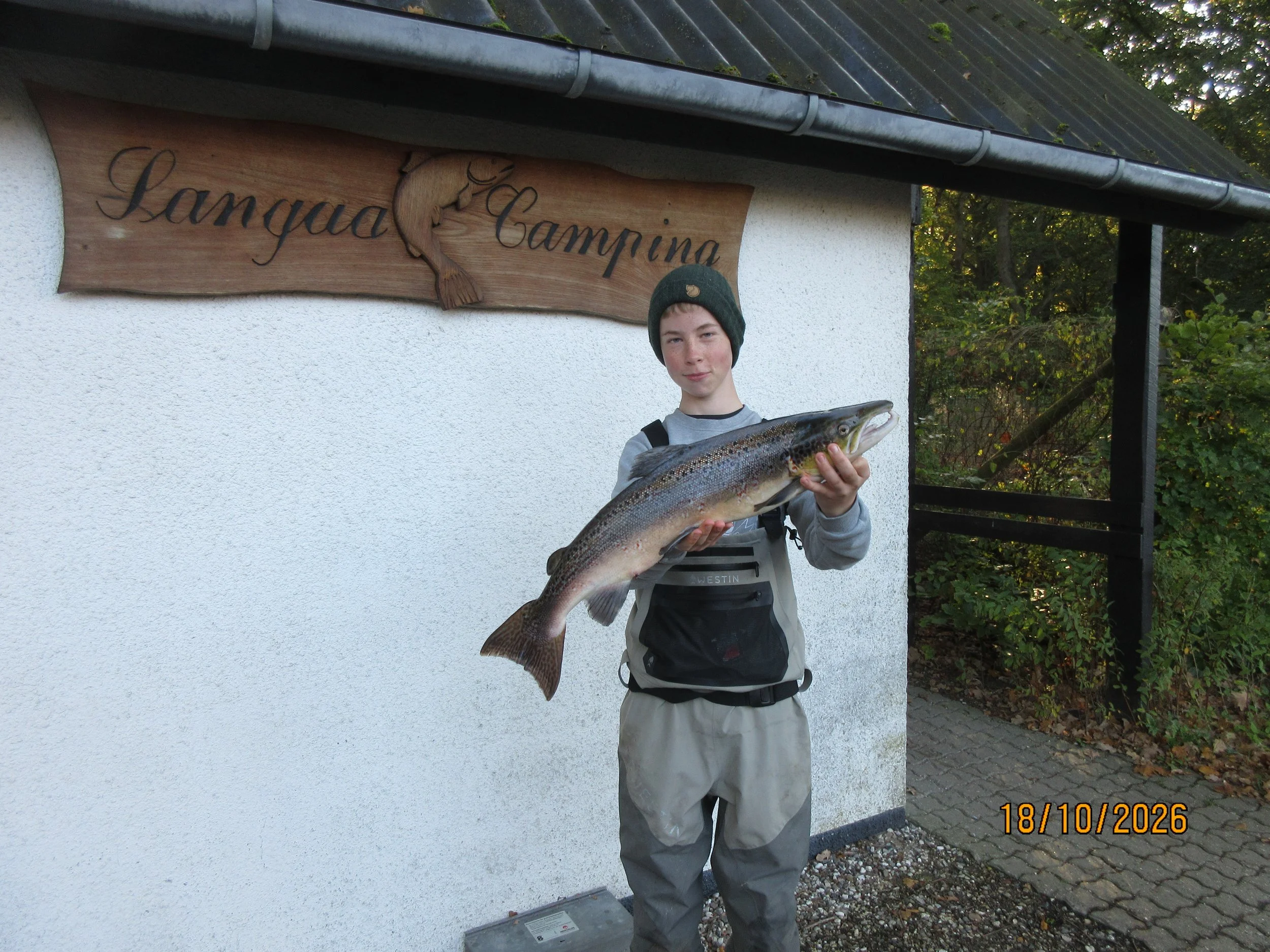 18.10.26 Frederik Fosgerau (jr),  laks på 2,62 kg og 71 cm. 
Fanget på spinner i zone 6.