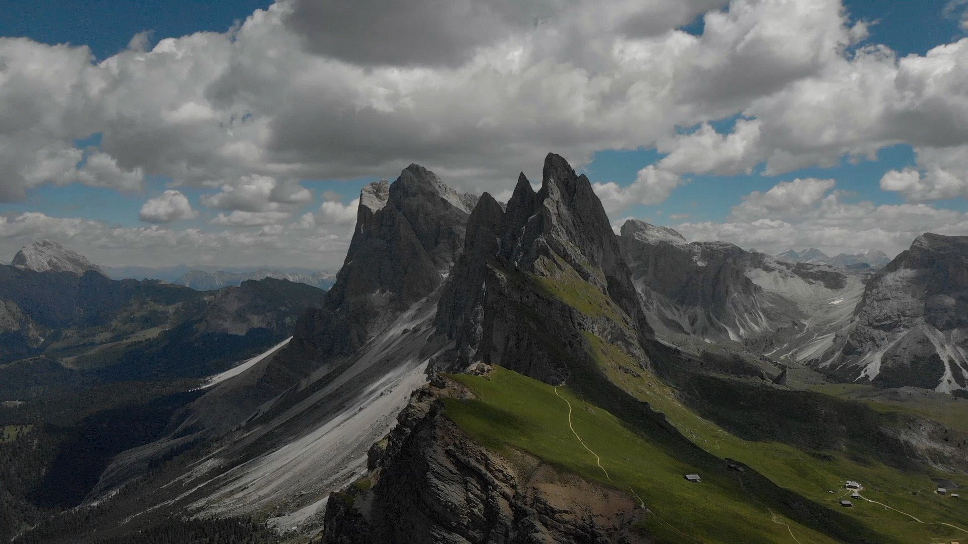 The Odles, near Santa Cristina, Italy.