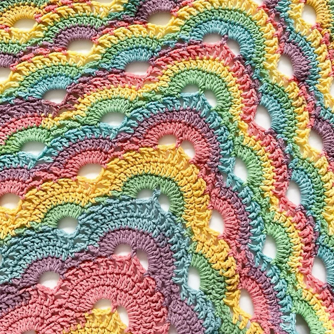 Here is some variegated yarn inspo for you! The way each and every piece you make with yarn like this is completely unique is just 👌👌👌 Which one are do you like the most? 

#joyfulliving #joyofcrochet #girlsupportinggirls #crochetgirl #addictedtoc