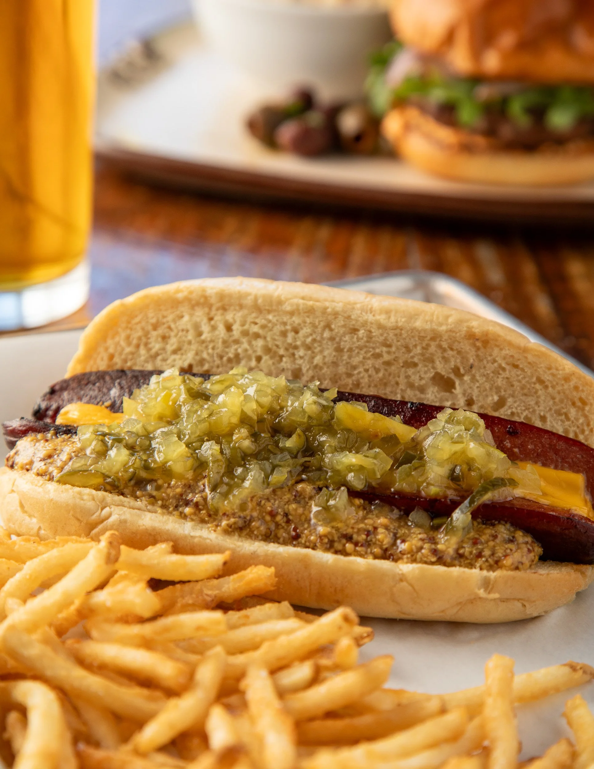 Griddled All Beef Hot Dog