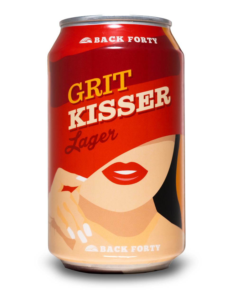 Grit Kisser Lager by Back Forty Beer Company