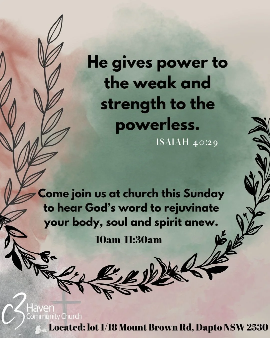 Need a reset?  God restores.
Join us this Sunday for a time of worship, encouragement and renewal. #Daptochurch #c3Haven #JesusisLord #illawarrachurch #Saviour #C3haven #c3havenchurch #wonderfulcounsellor #jesus #princeofpeace