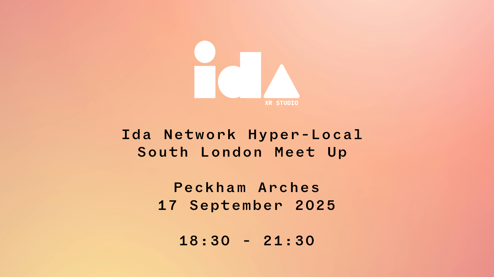 The Ida Network: South London Hyper-Local Meet Up