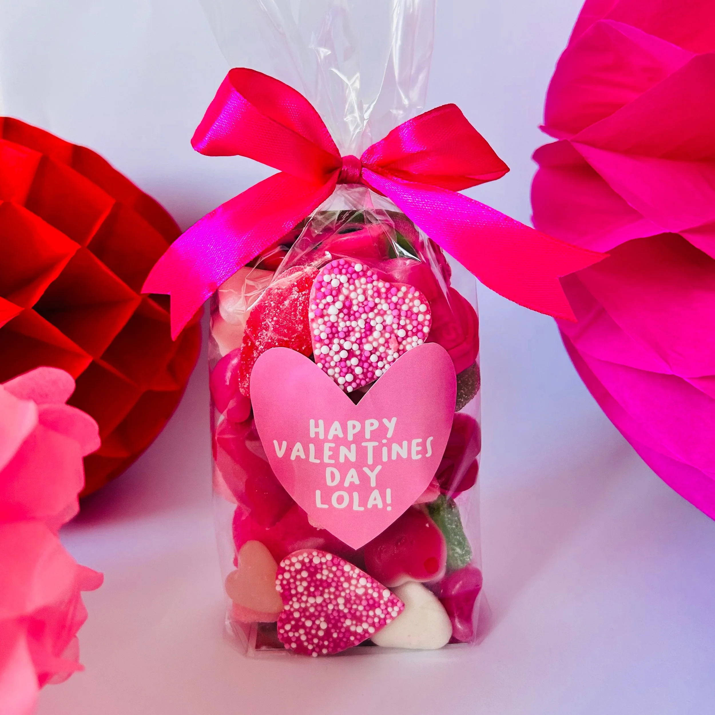 Personalised Valentines Sweetie Bag