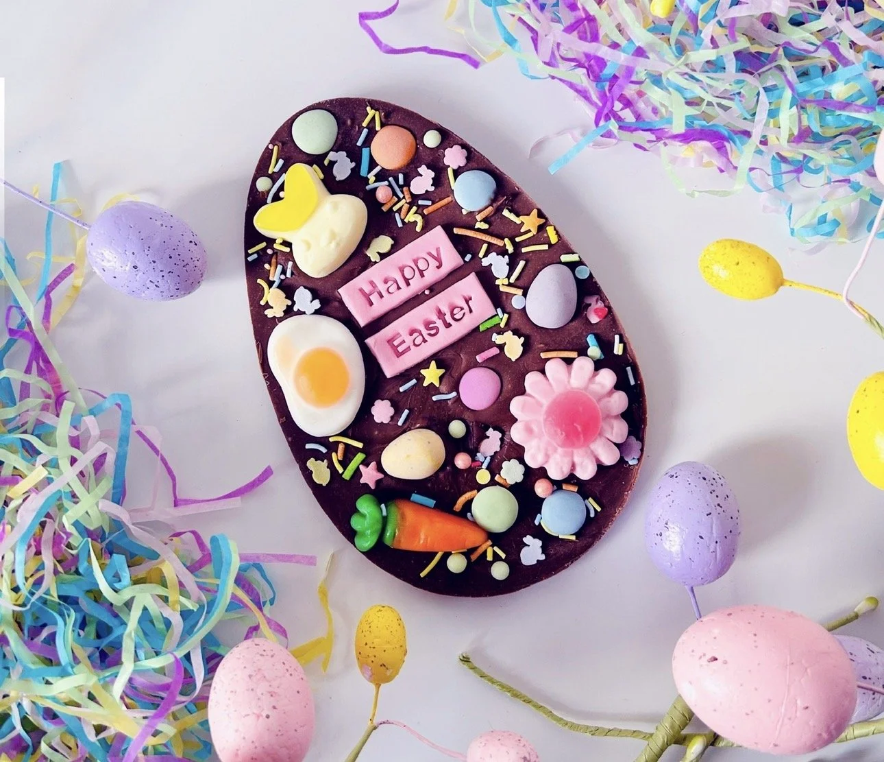 Easter Egg Chocolate Slab