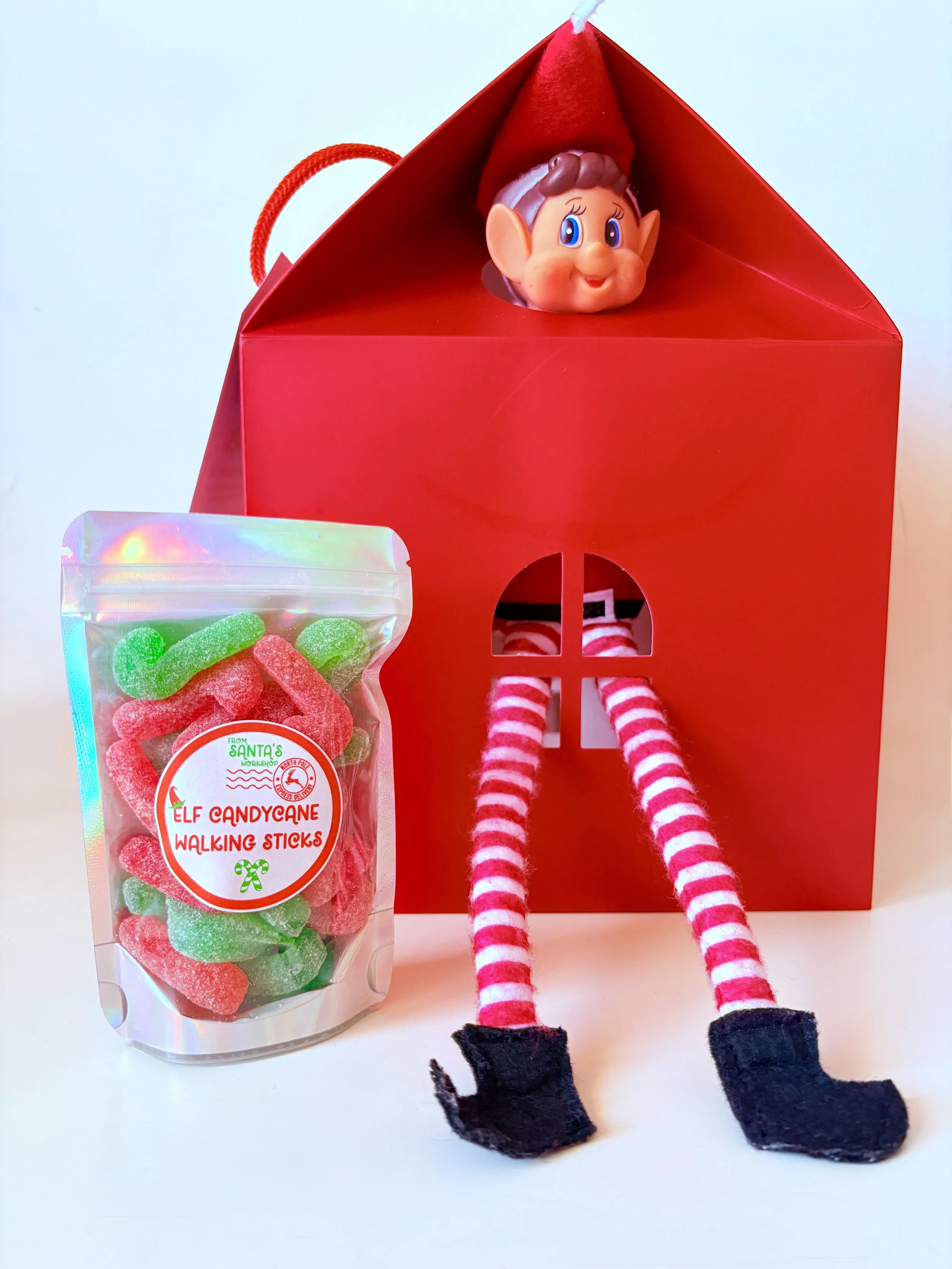 Elf Arrival Candy Cane Walking Sticks