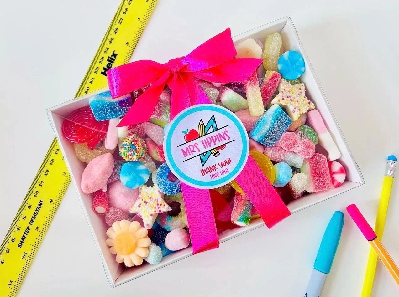 Personalised Teacher Pic N Mix Box