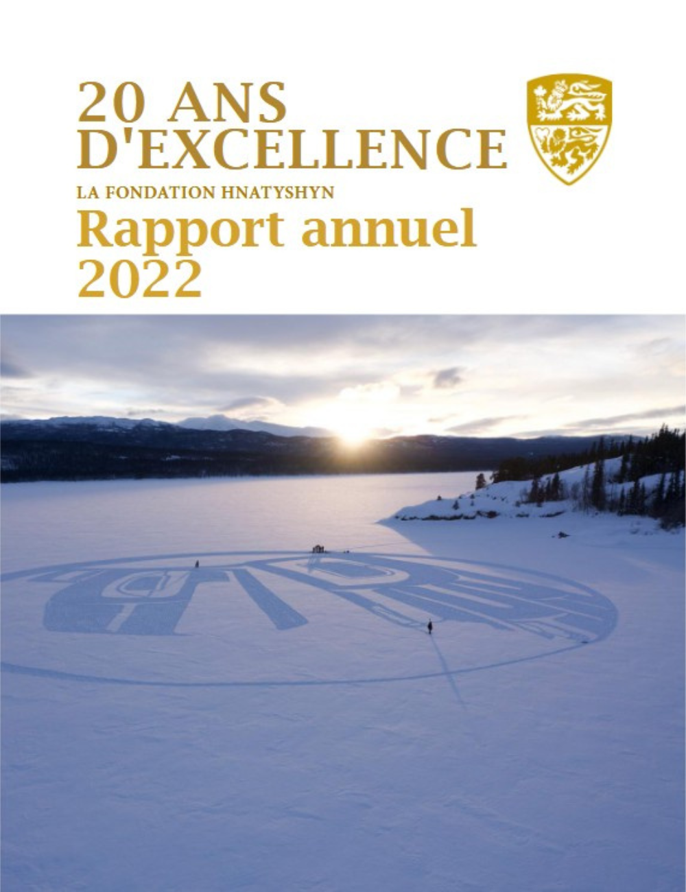 Page couverture du rapport annuel de la Fondation Hnatyshyn pour 2022