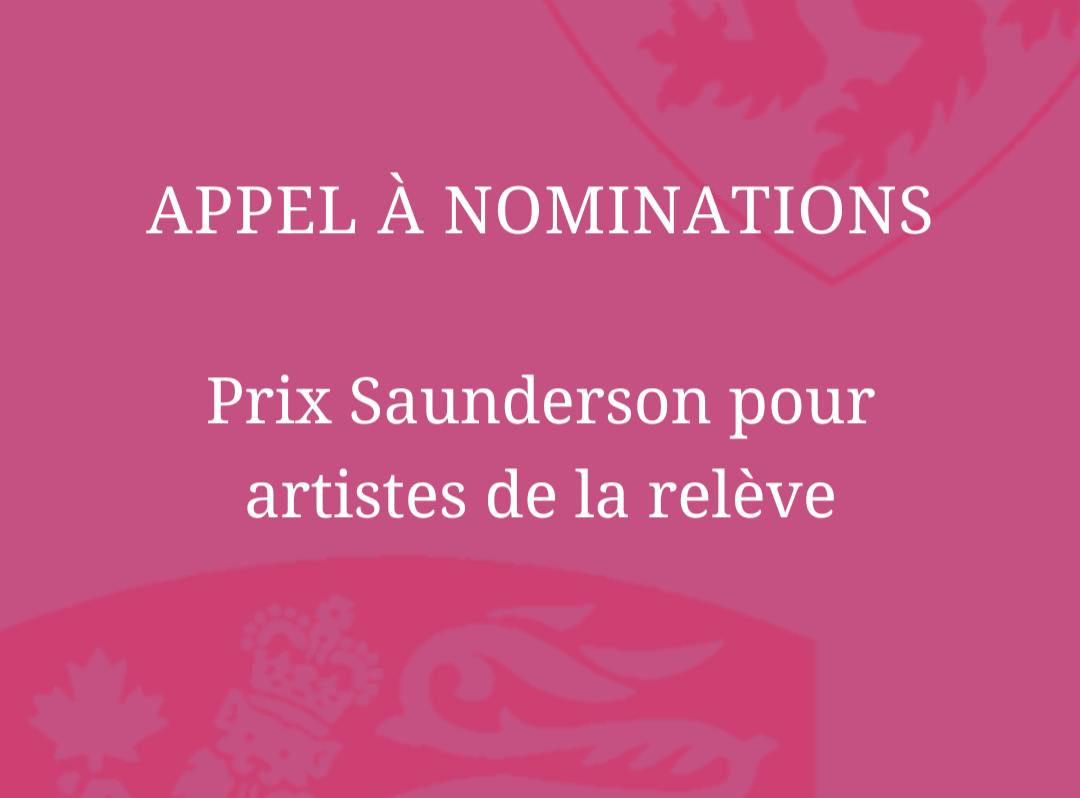 Appel à nominations : Prix Saunderson de 2026