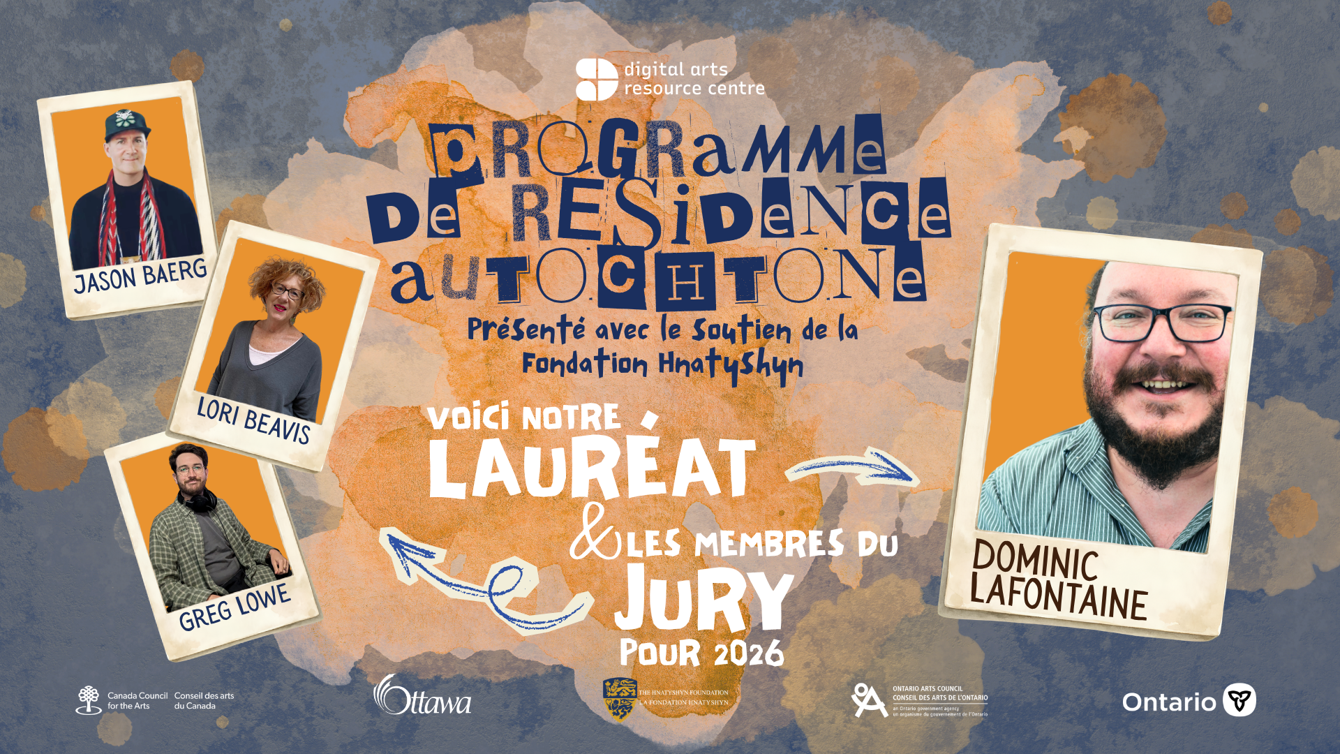 Annonce du lauréat de la résidence autochtone du DARC de 2026