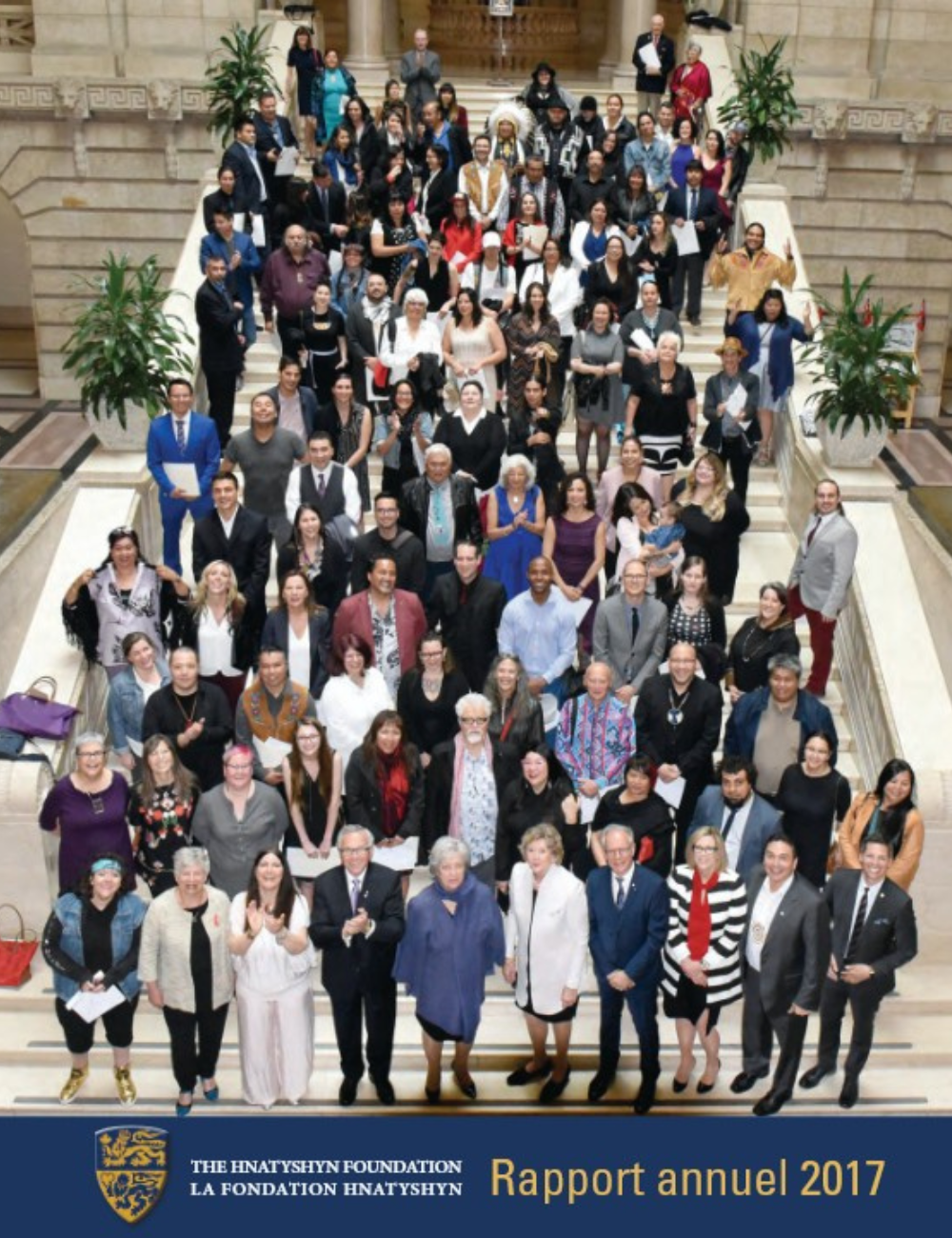 Page couverture du rapport annuel de la Fondation Hnatyshyn pour 2017
