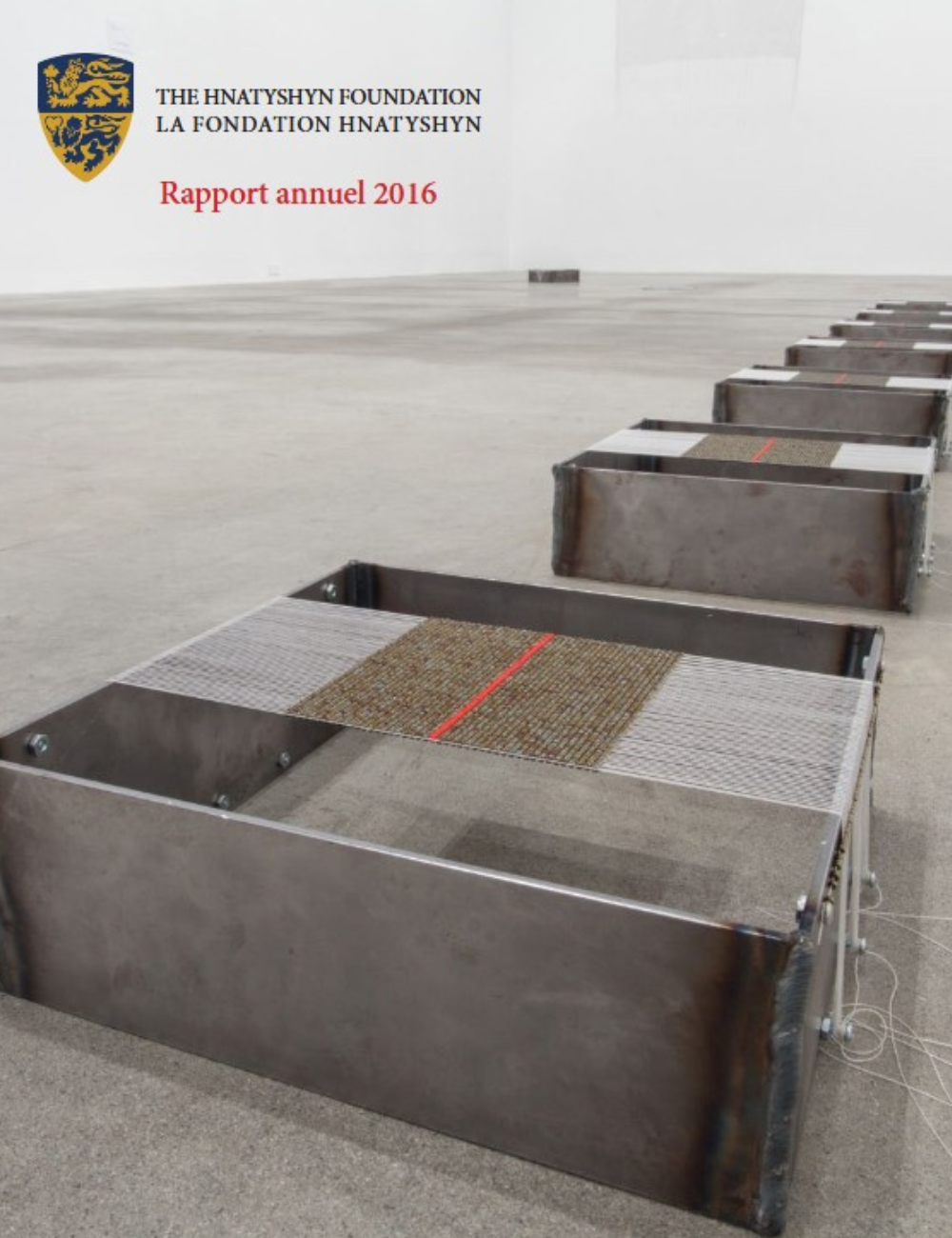 Page couverture du rapport annuel de la Fondation Hnatyshyn pour 2016