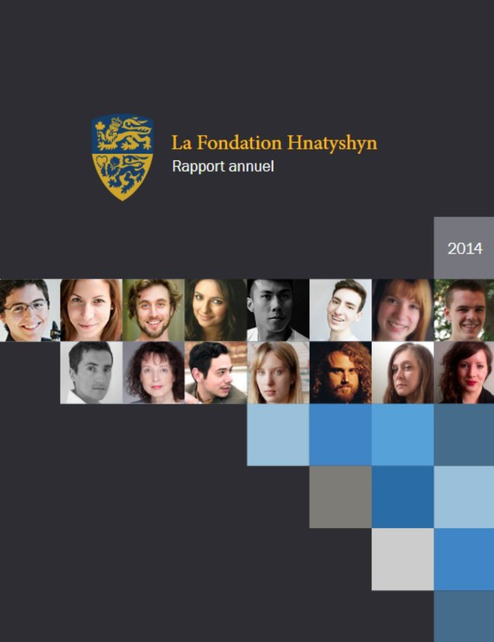 Page couverture du rapport annuel de la Fondation Hnatyshyn pour 2014