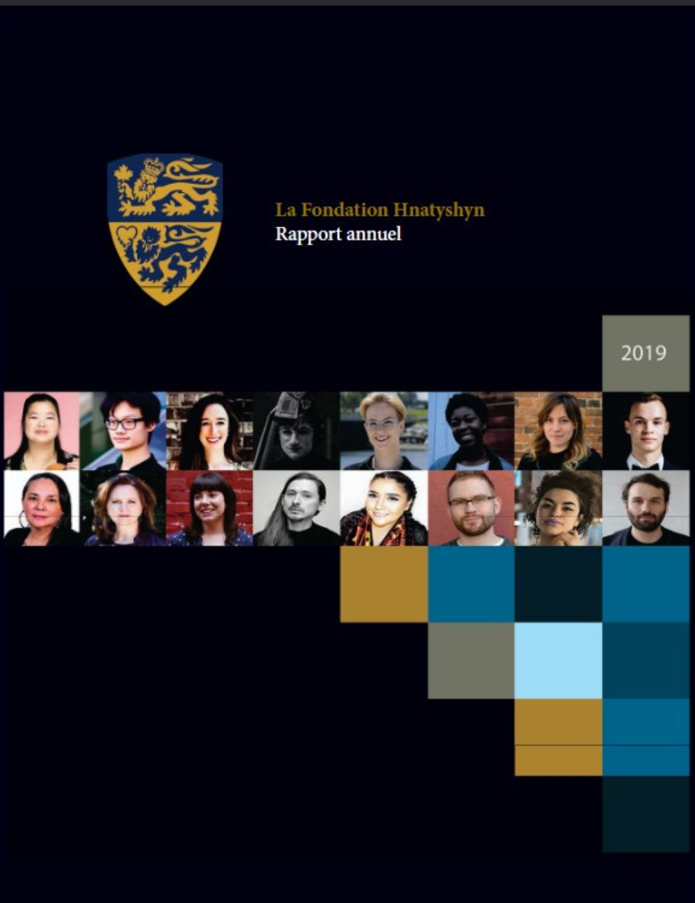 Page couverture du rapport annuel de la Fondation Hnatyshyn pour 2019