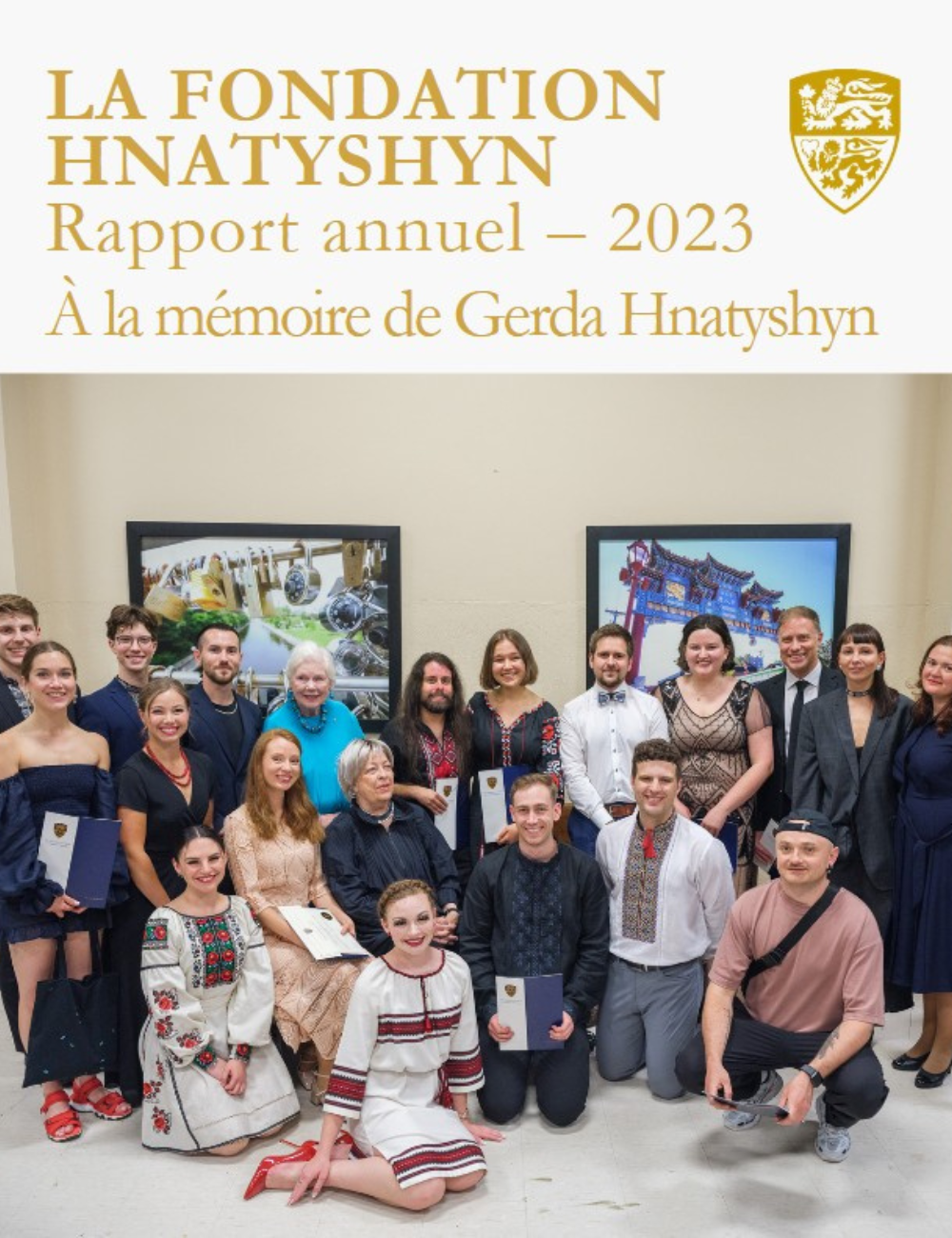 Page couverture du rapport annuel de la Fondation Hnatyshyn pour 2023