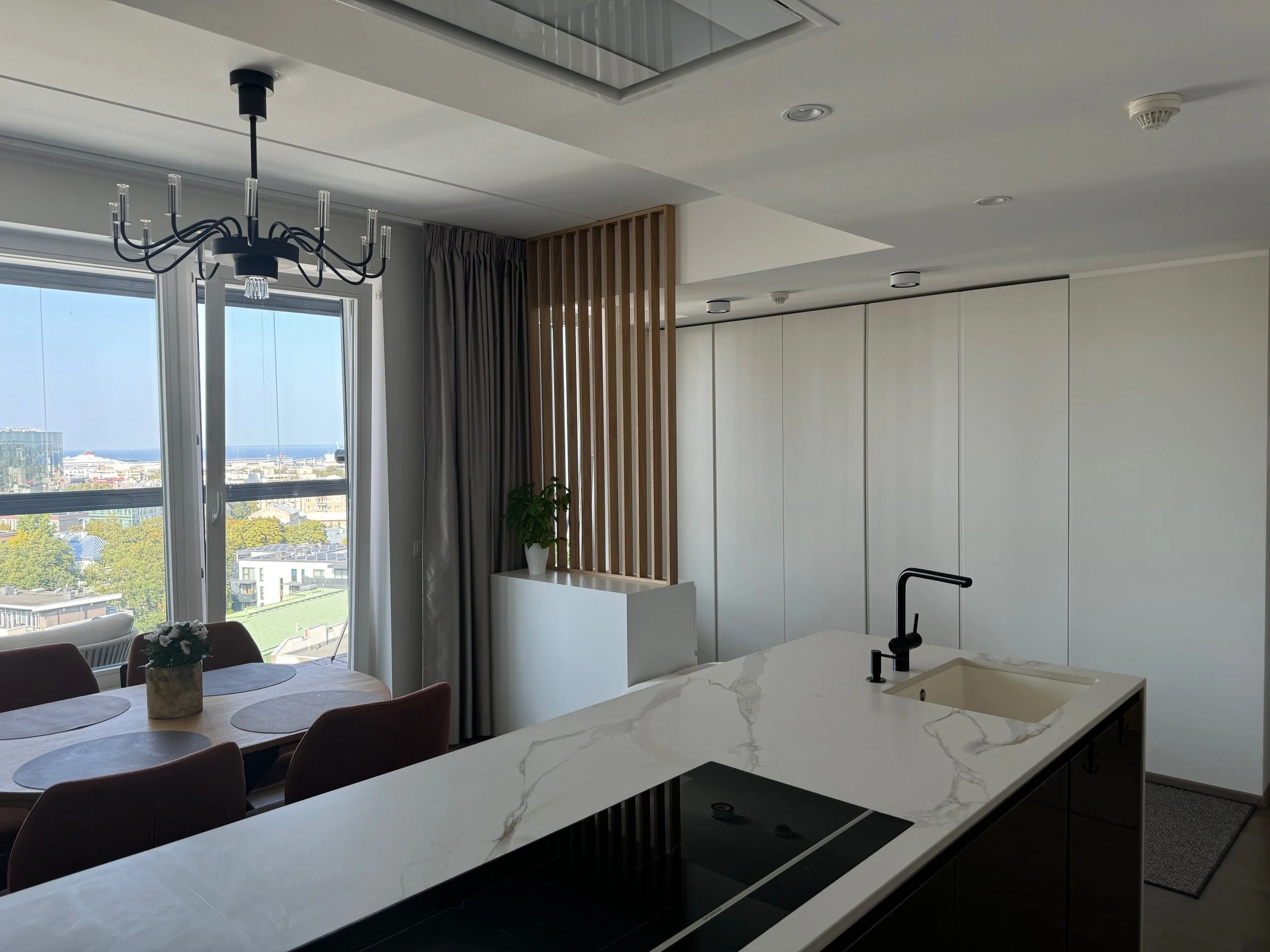 modernne sisekujundus köögi kujundus kivitööpind