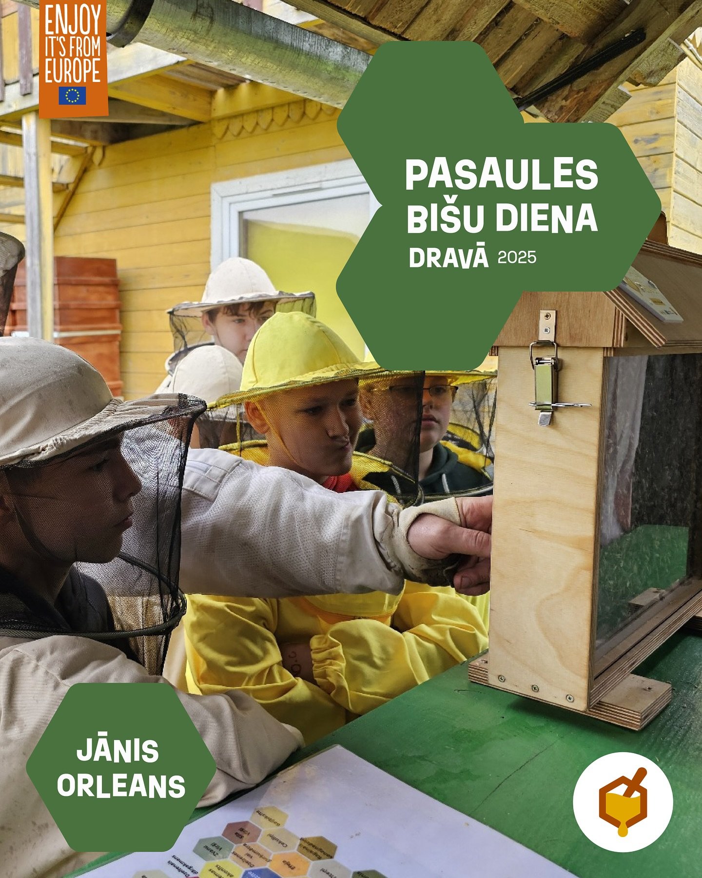 Pasaules bi&scaron;u dienu &scaron;ogad atzīmēja vairākas klases, dodoties uz dažādām dravām, kur pieredzēju&scaron;u bi&scaron;kopju uzraudzībā, bērniem bija iespēja aplūkot bites, iepazīties ar bi&scaron;kopībai nepiecie&scaron;amo inventāru, kā ar