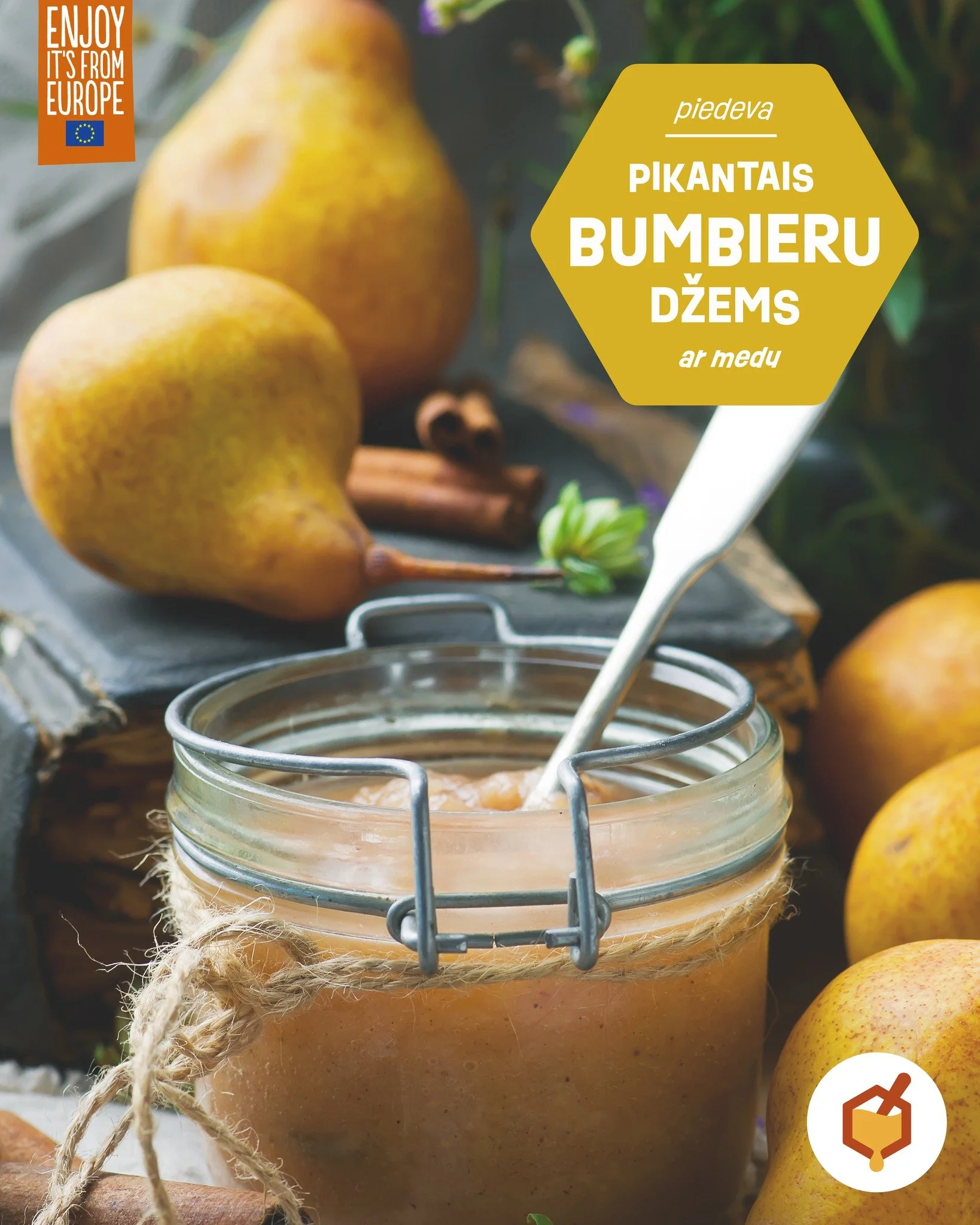 Gadījumā, ja tavā dārzā eso&scaron;o augļu koku skaitā ir bumbieri, kuriem nevari rast pielietojumu vai arī vienkār&scaron;i vēlies sagatavot gar&scaron;īgu piedevu pankūkām, desertiem vai pat sieriem, izmēģini &scaron;o recepti! 🍐🍯

Meklē &scaron;