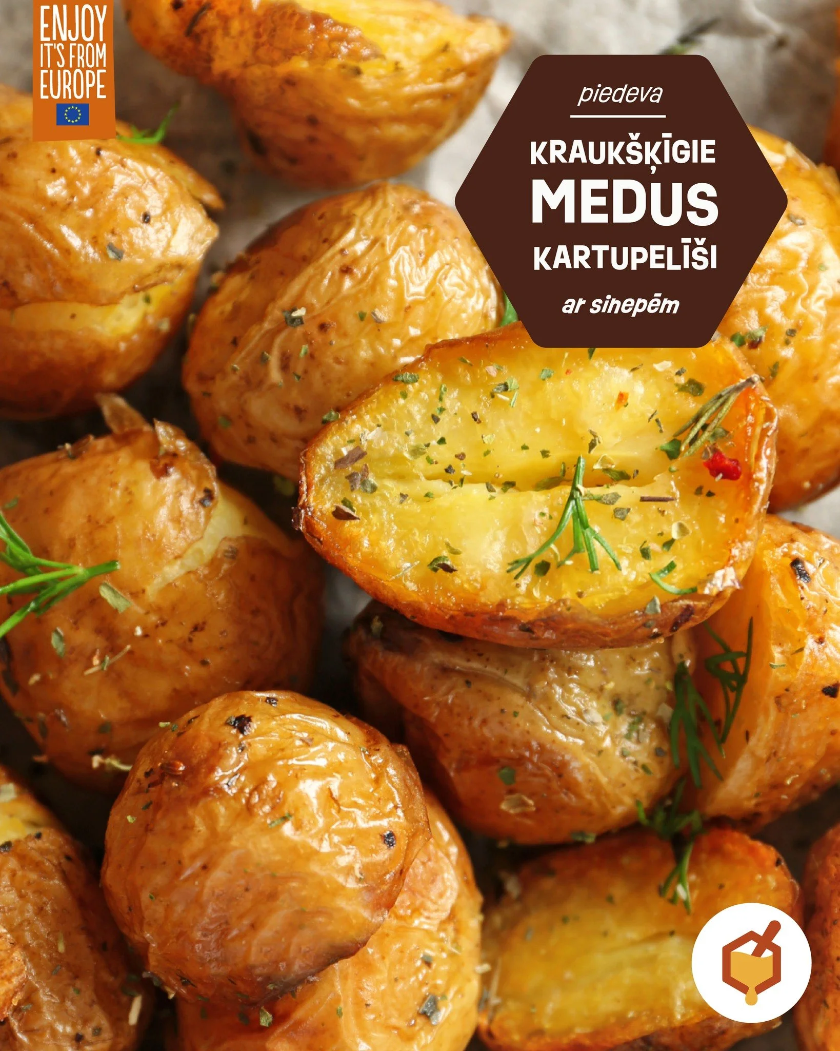 Vai latvietim ir kāds sirdij tuvāks dārzenis par kartupeli? 🥔🧡
Nost ar retoriskiem jautājumiem &ndash; labāk lieciet galdā ēdienu, kas caurcaurēm pasvītro latvisko identitāti, izmantojot mūsu mīļāko virtuves elementu gardā savienībā ar medu! 🍯

Iz