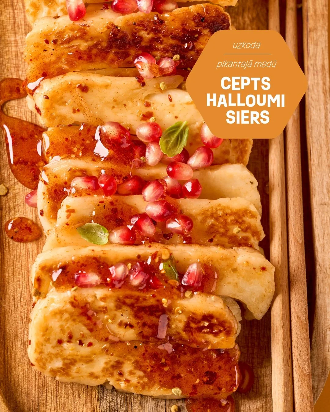 Salds, pikants un neatvairāmi gards! 🌶🍯

Vai esi mēģinājis halloumi sieru ar pikanto medu? Krauk&scaron;ķīgi apcepts siers, zeltaina karamelizēta garoziņa un medus saldums ar čili asumiņu &ndash; kombinācija, kas pārsteigs gar&scaron;as kārpiņas!

