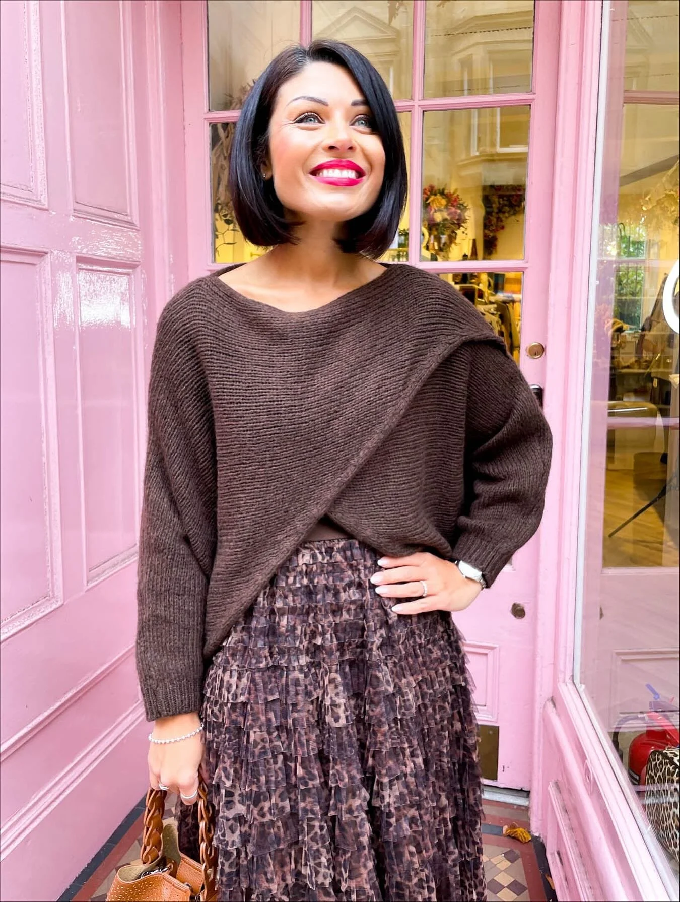 ***AD/PR***
All the chocolate tones in this cute @tigerlilyboutiquescotland fit 🤎🍫🤎🍫 love these skirts and I&rsquo;m obviously still on the &ldquo;leopard is a perma-trend&rdquo; bus 🐆😜
.
#leopardprinteverything #chocolatebrown #tulleskirt #aut