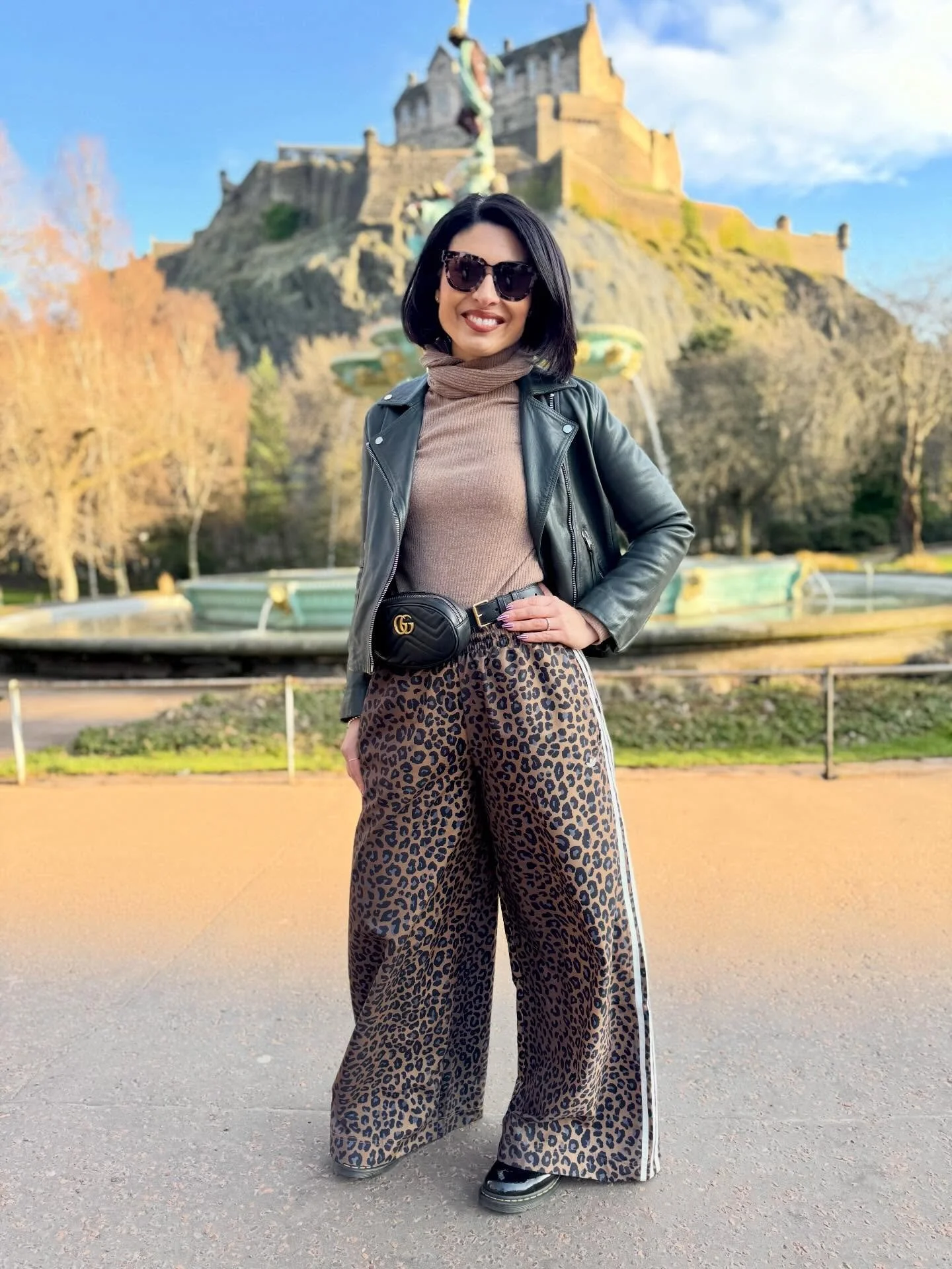 I talk about mixing your worlds all the time with my clients during a wardrobe edit 👗 who says you have to wear trainers with your tracksuit bottoms or a biker jacket over a little dress or that you can&rsquo;t wear a bumbag when you&rsquo;re not ev