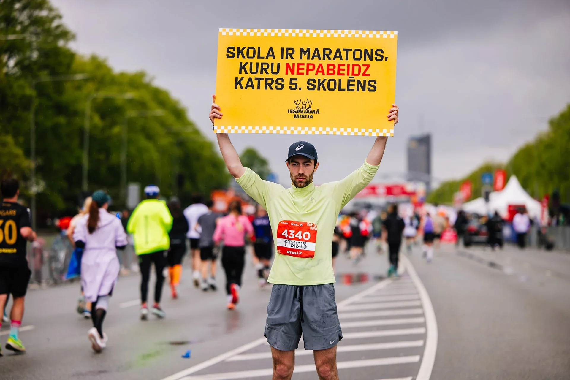 Reperis Fiņķis skrien maratonu kopā ar Iespējamo misija