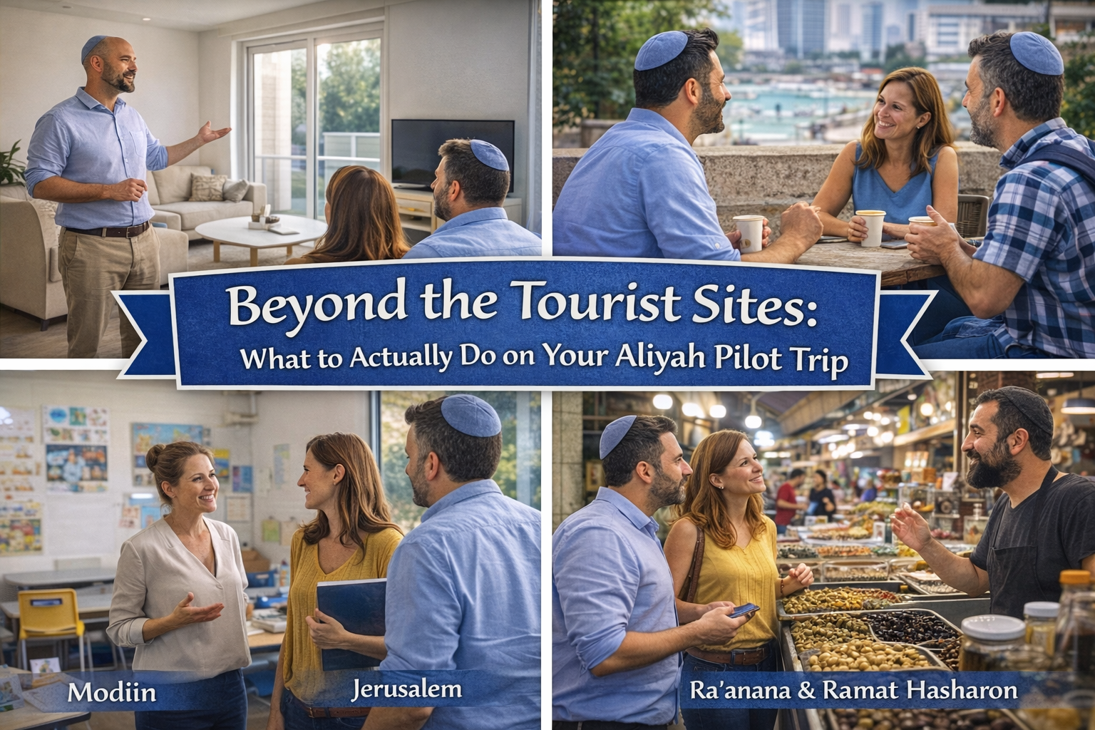 Beyond the Tourist Sites: What to Actually Do on Your Aliyah Pilot Trip