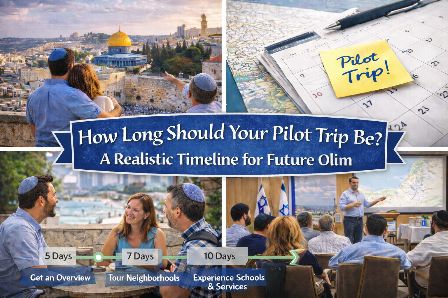 How Long Should Your Pilot Trip Be? A Realistic Timeline for Future Olim